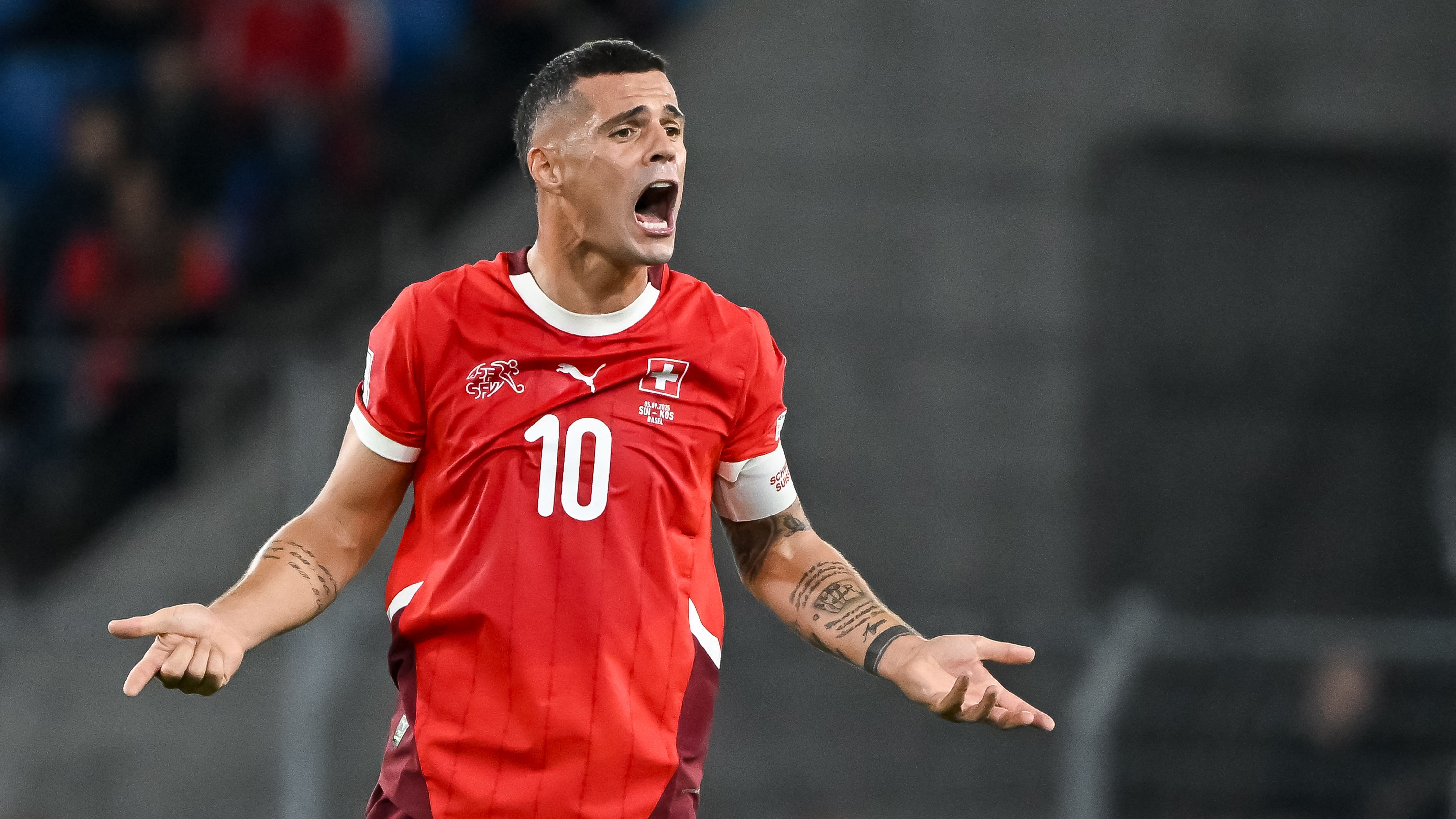 Granit Xhaka brutally tells fellow Premier League star to 'shut up' after complaints about year-long exile from Switzerland national team