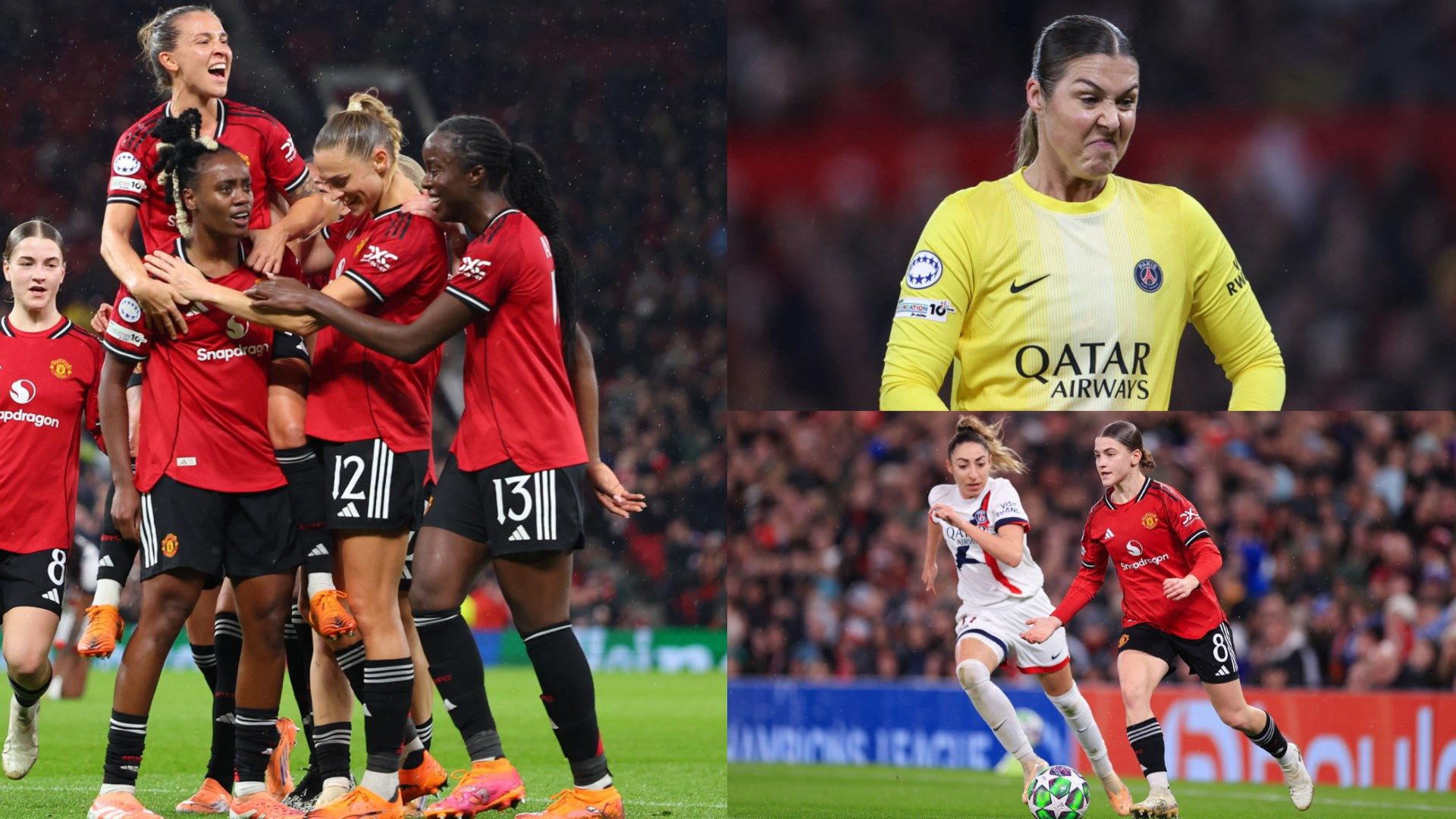Man Utd women's player ratings vs PSG: Magnificent Melvine Malard & classy Jess Park spoil Mary Earps' Champions League return to Old Trafford