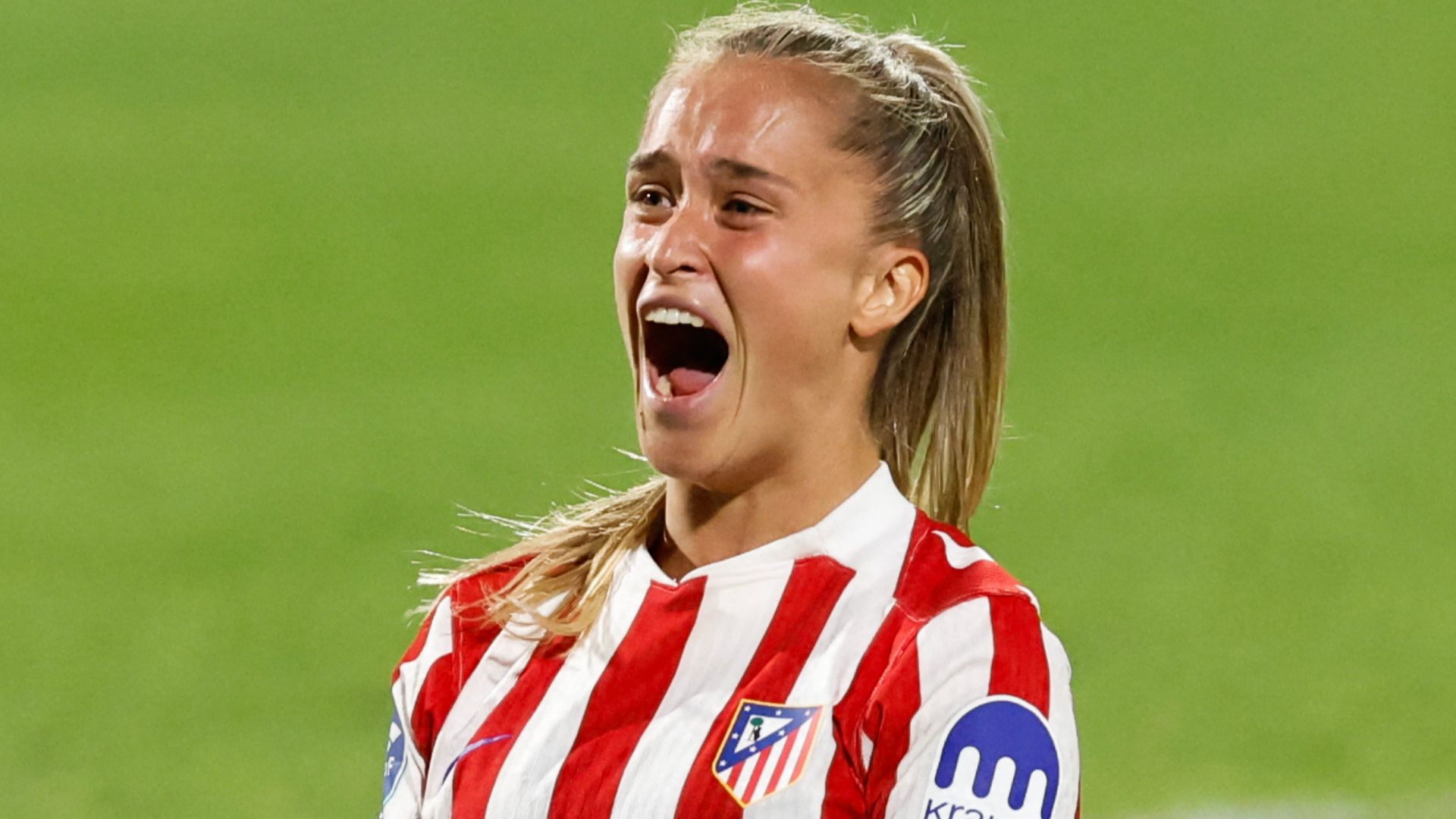 Atletico Madrid star Andrea Medina suffers 'traumatic brain injury' during Women's Champions League game - with positive update delivered on her condition