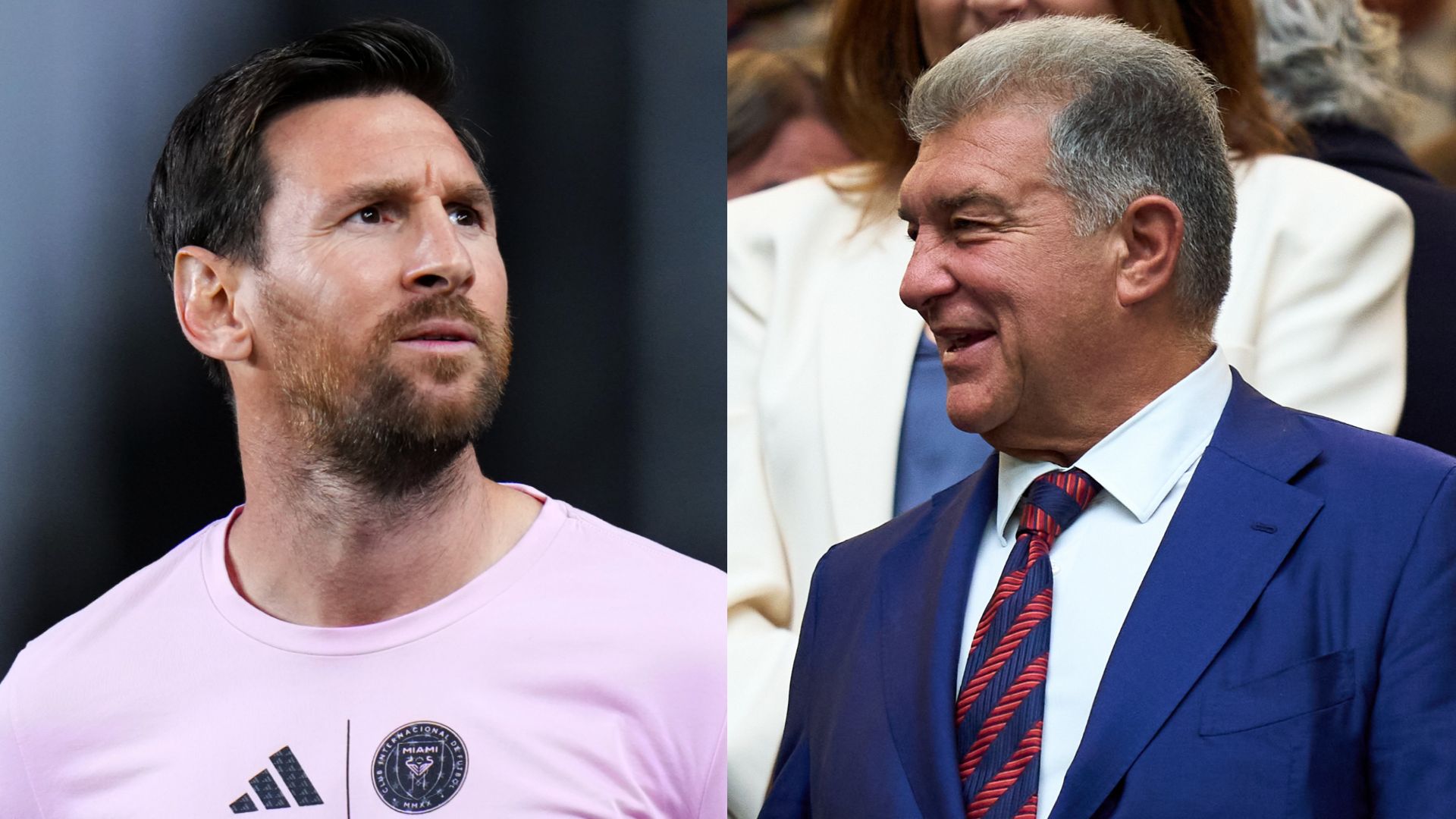 Could Lionel Messi return to Barcelona on loan in January? Joan Laporta responds to transfer question after Inter Miami star's 'spur-of-the-moment' visit to revamped Spotify Camp Nou