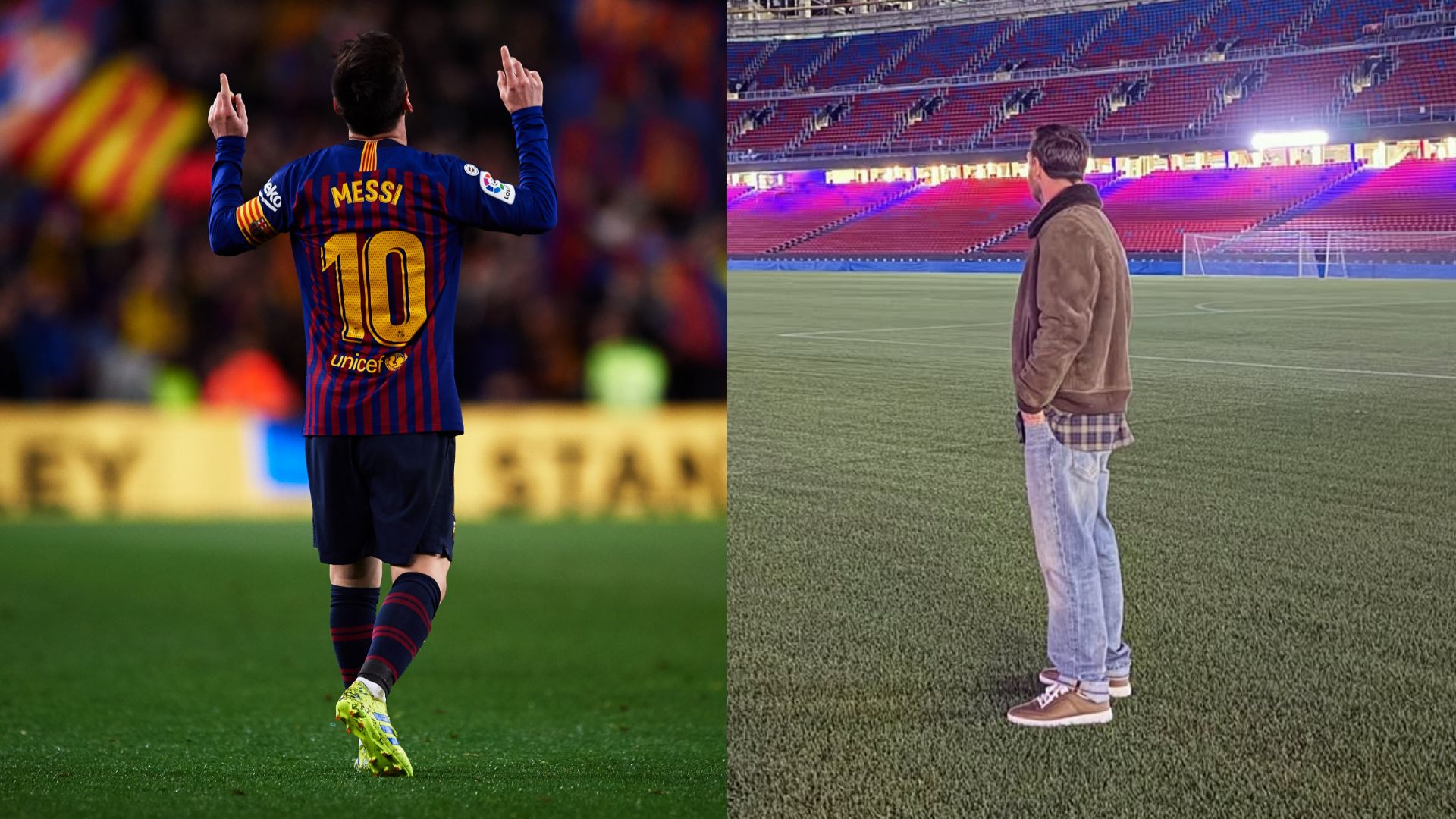 Could Lionel Messi return to Barcelona on loan in January? Joan Laporta responds to transfer question after Inter Miami star's 'spur-of-the-moment' visit to revamped Spotify Camp Nou