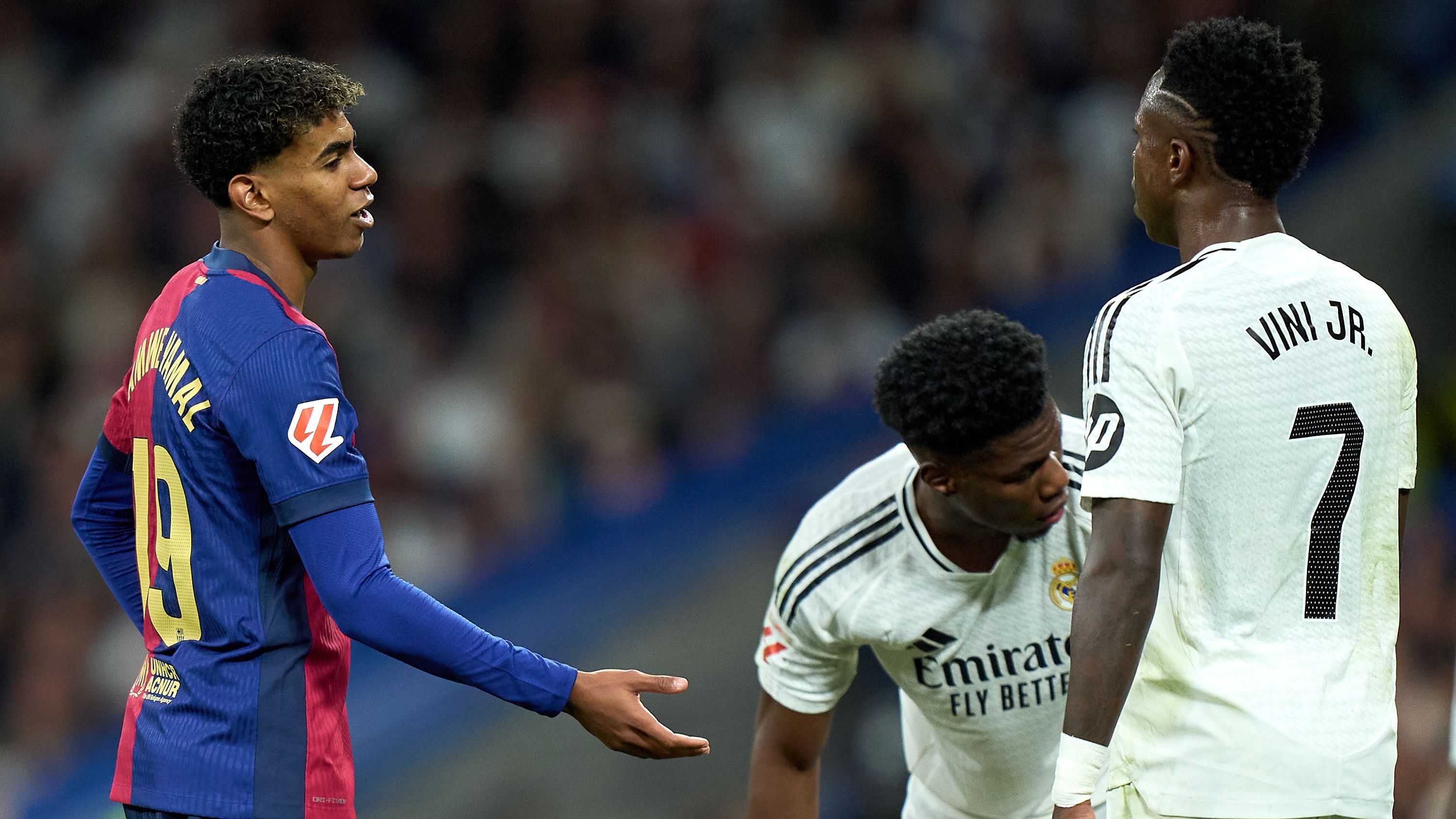 Lamine Yamal and Vinicius Jr criticism goes 'too far' as Dean Huijsen leaps to defence of Barcelona and Real Madrid stars