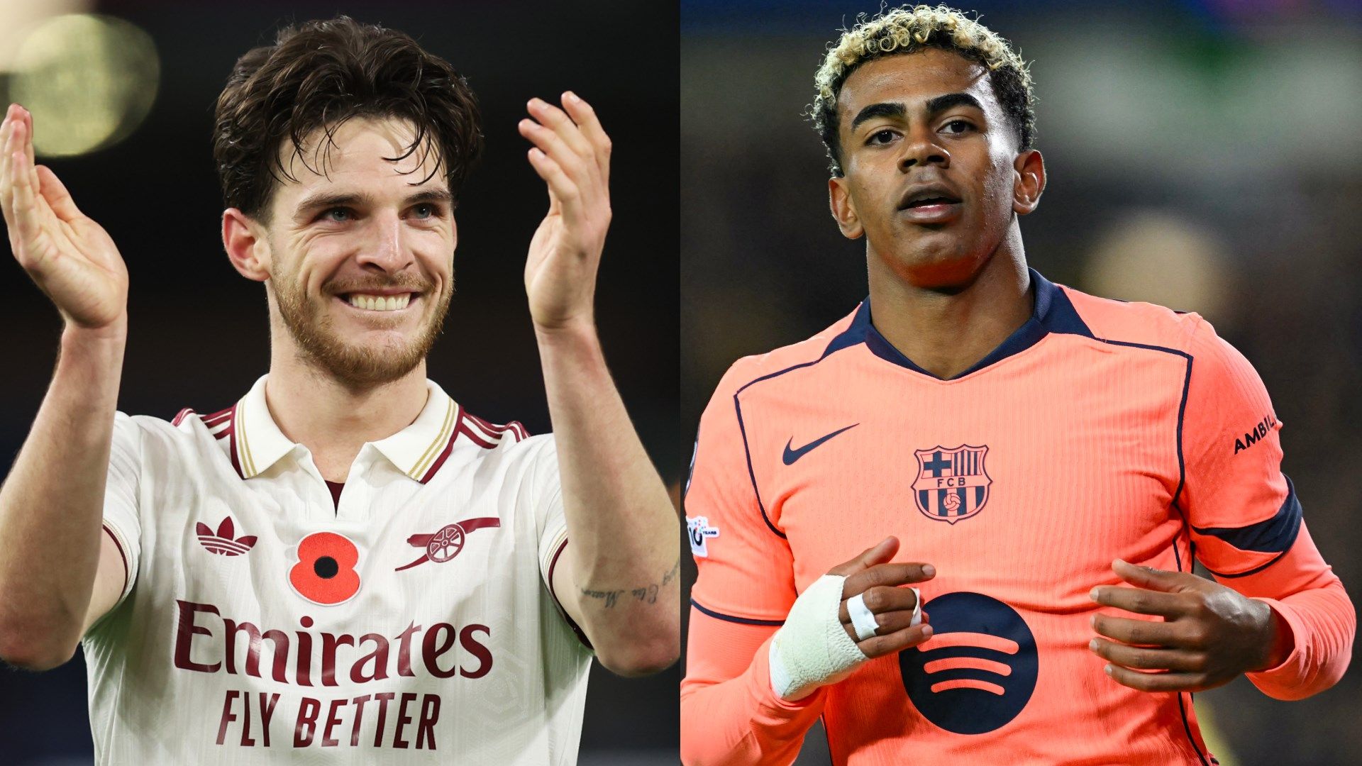 Barcelona wonderkid Lamine Yamal and Arsenal star Declan Rice headline list of nominees for 2025 Puskas Award