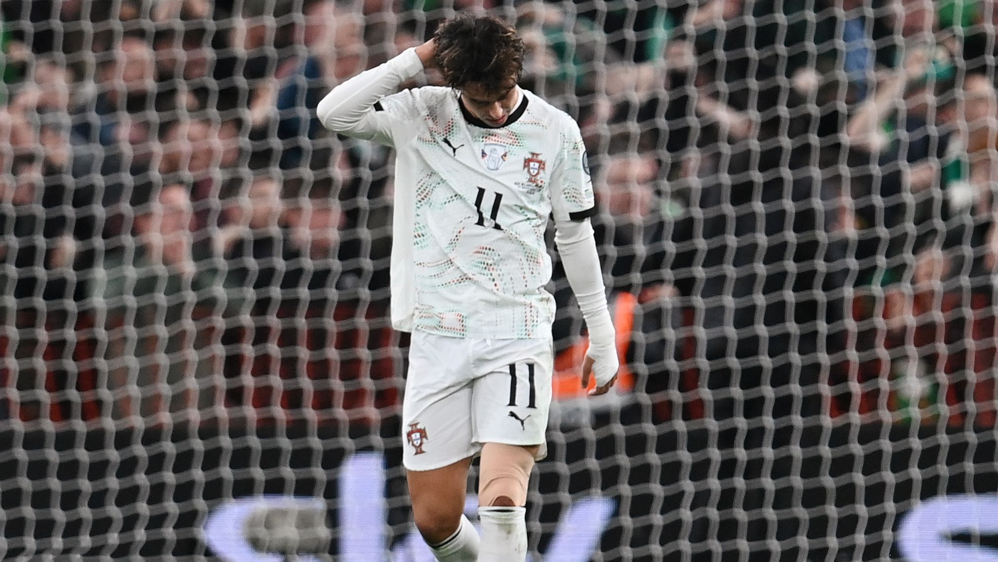 Portugal player ratings vs Ireland: Cristiano Ronaldo sees red! Seleccao skipper's crazy elbow completes disastrous defeat as World Cup qualification is delayed