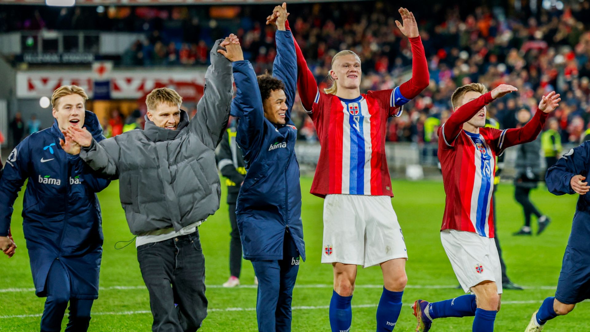 Erling Haaland celebrates win with massive cheeseburger order after latest brace puts Norway on brink of World Cup qualification