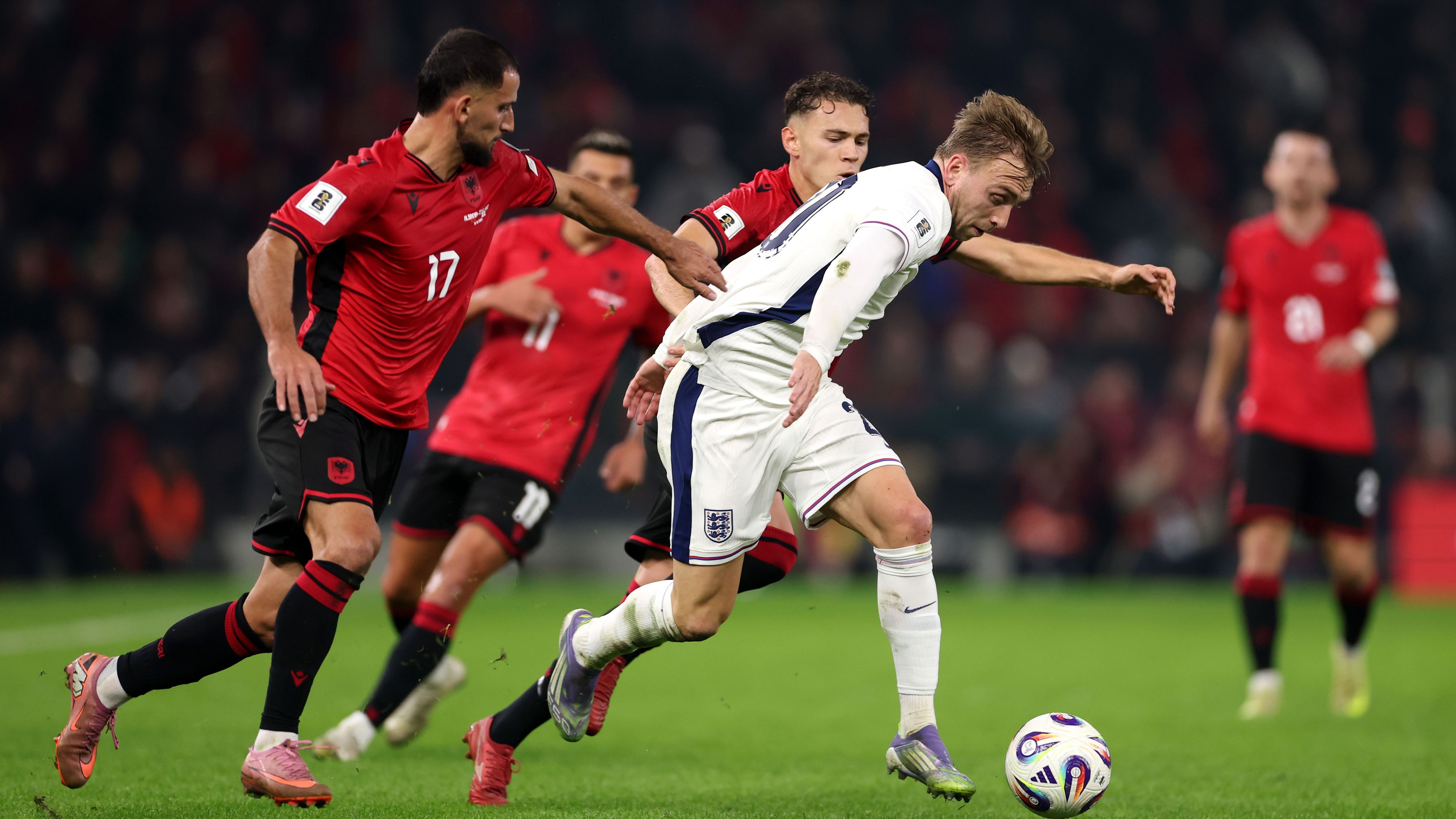 England player ratings vs Albania: Harry Kane is unstoppable! Captain steps up again while Dean Henderson makes his case as Three Lions complete historic World Cup qualification campaign