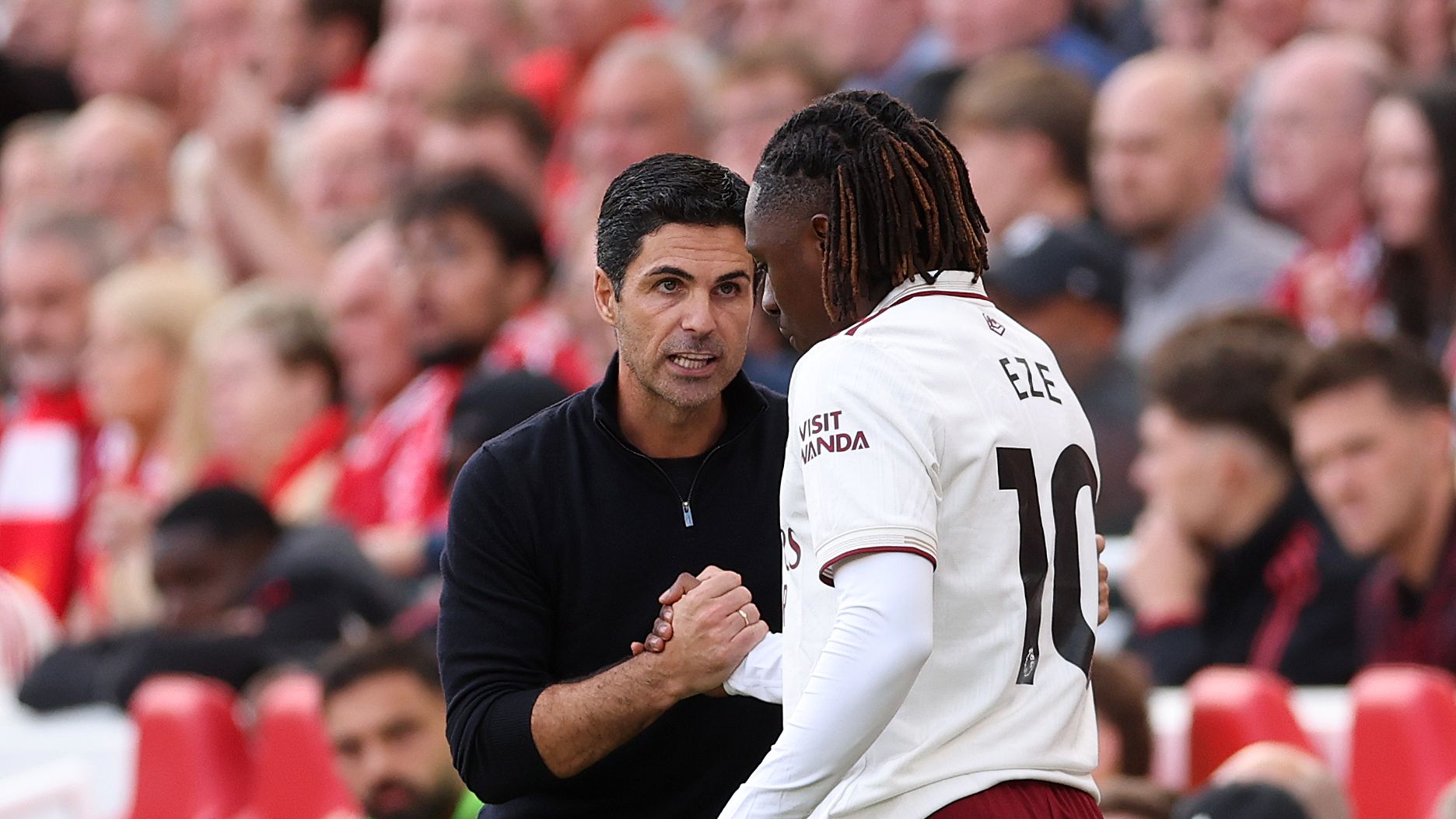 Eberechi Eze reveals the 'special' Arsenal player who has impressed him most since joining as he lifts the lid on life under 'incredible' Mikel Arteta