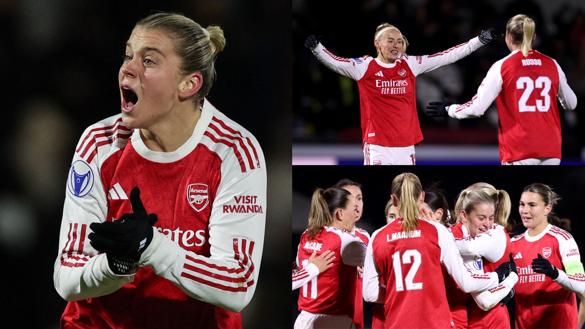 Arsenal women's player ratings vs Real Madrid: Alessia Russo to the rescue! Lionesses star bags brace and Chloe Kelly shines as Gunners fight back to secure crucial win