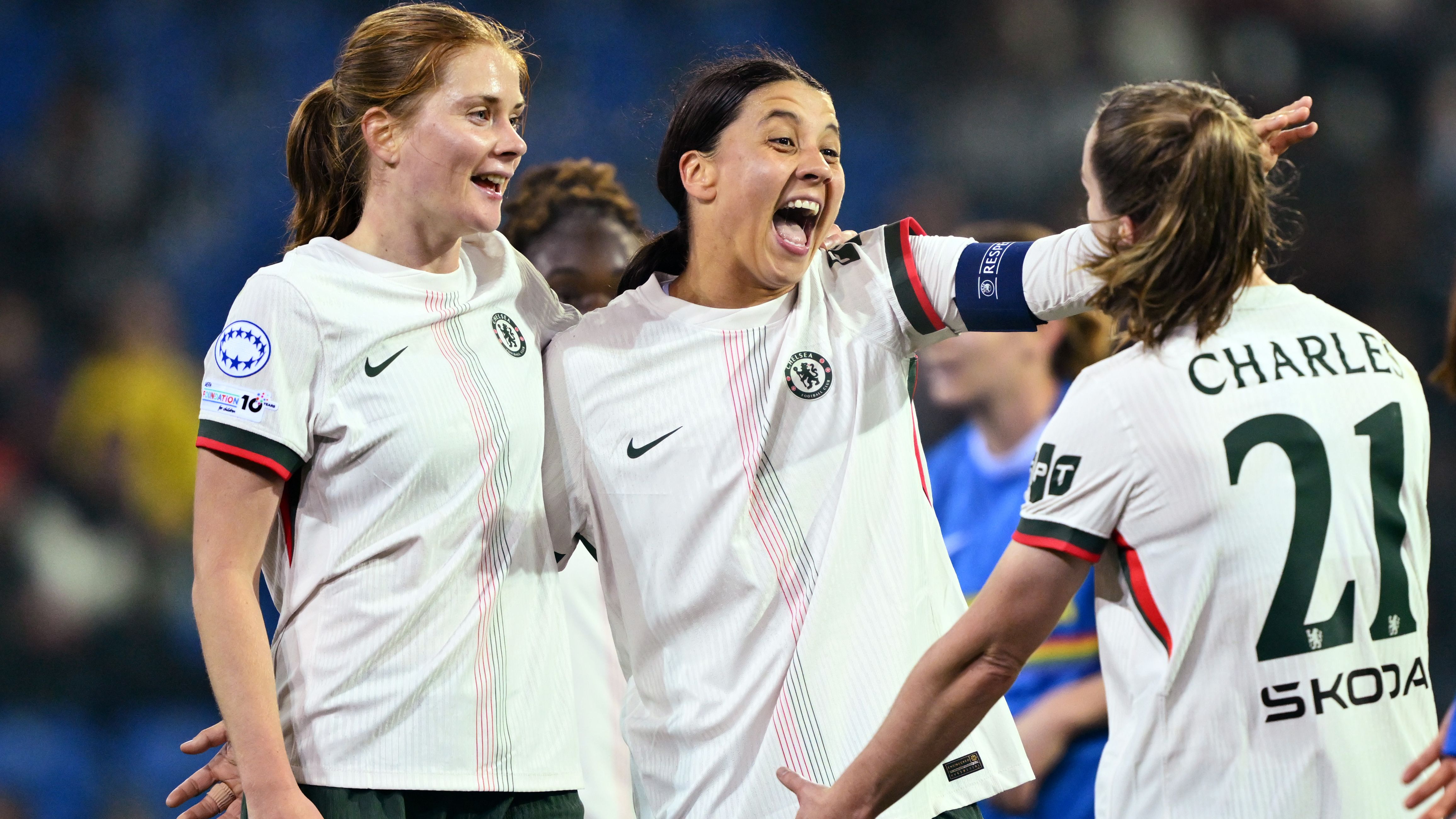 Lionesses star Lauren James in contention to start Chelsea's Women's Champions League tie with Barcelona but Sam Kerr ruled out of huge clash