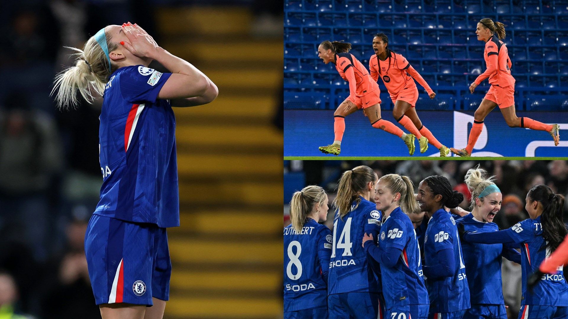 Chelsea player ratings vs Barcelona: Ellie Carpenter, what a chance! Blues star misses late sitter to win nerve-shredding Champions League tie after scoring brilliant opener as Naomi Girma and Sandy Baltimore impress