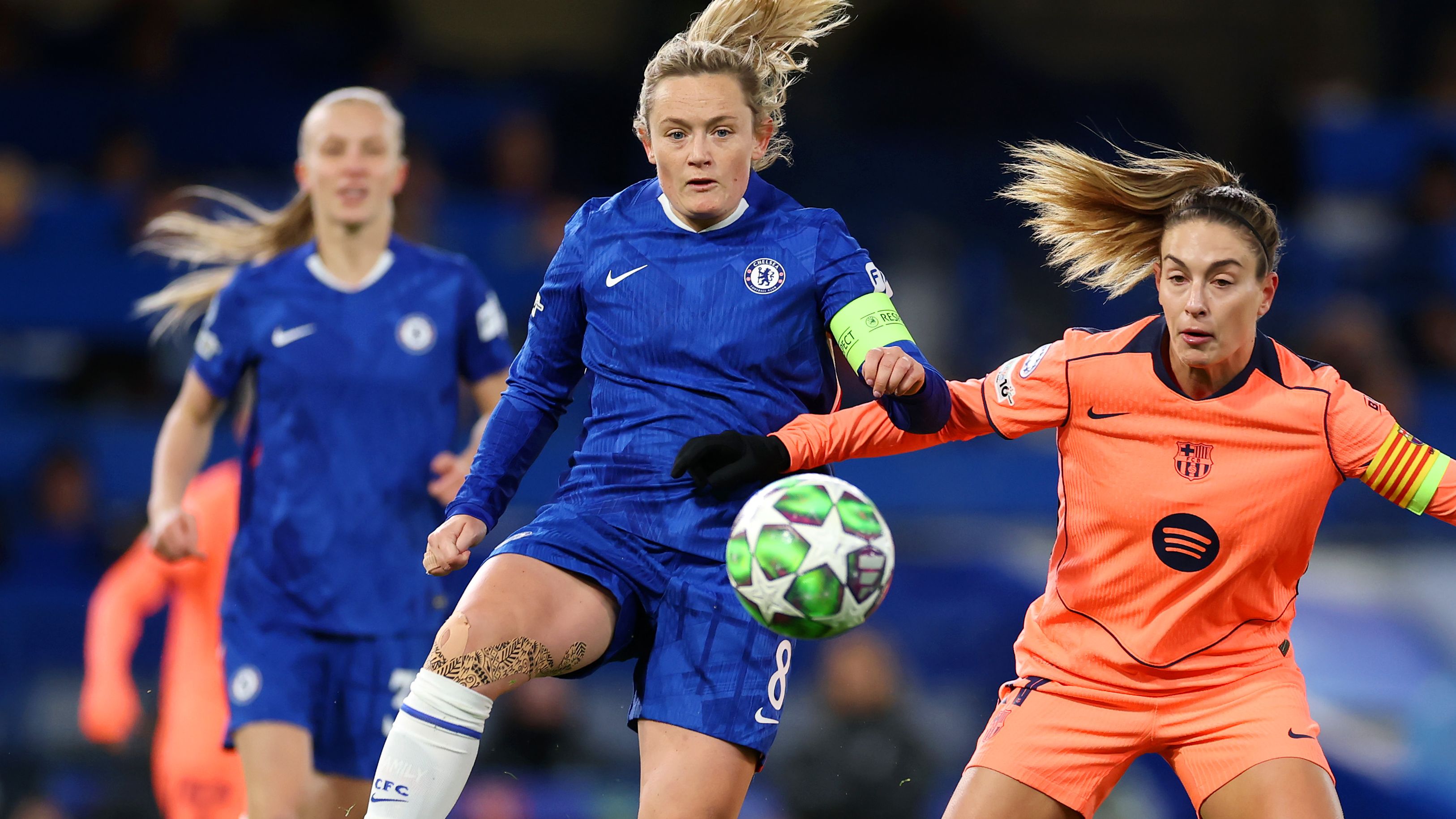 Chelsea player ratings vs Barcelona: Ellie Carpenter, what a chance! Blues star misses late sitter to win nerve-shredding Champions League tie after scoring brilliant opener as Naomi Girma and Sandy Baltimore impress
