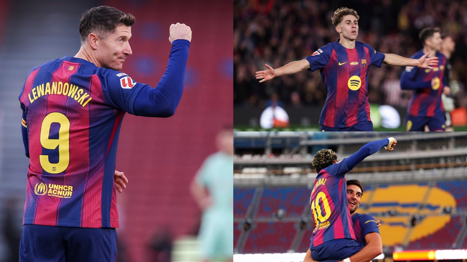 Barcelona player ratings vs Athletic Club: Welcome home, Barca! Robert Lewandowski scores first goal back at Camp Nou as Ferran Torres brace and Fermin Lopez strike round out comfortable win on Blaugrana's return to fabled stadium
