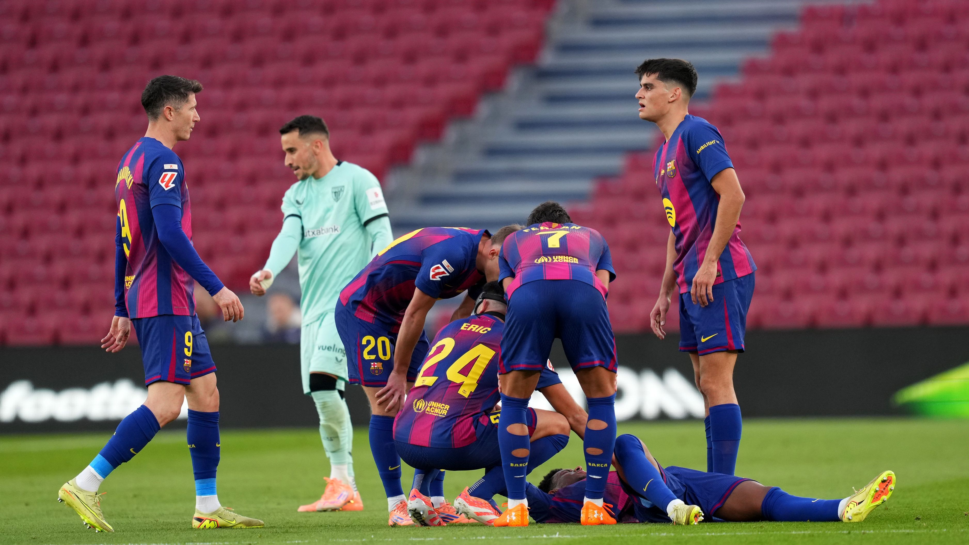 Barcelona player ratings vs Athletic Club: Welcome home, Barca! Robert Lewandowski scores first goal back at Camp Nou as Ferran Torres brace and Fermin Lopez strike round out comfortable win on Blaugrana's return to fabled stadium