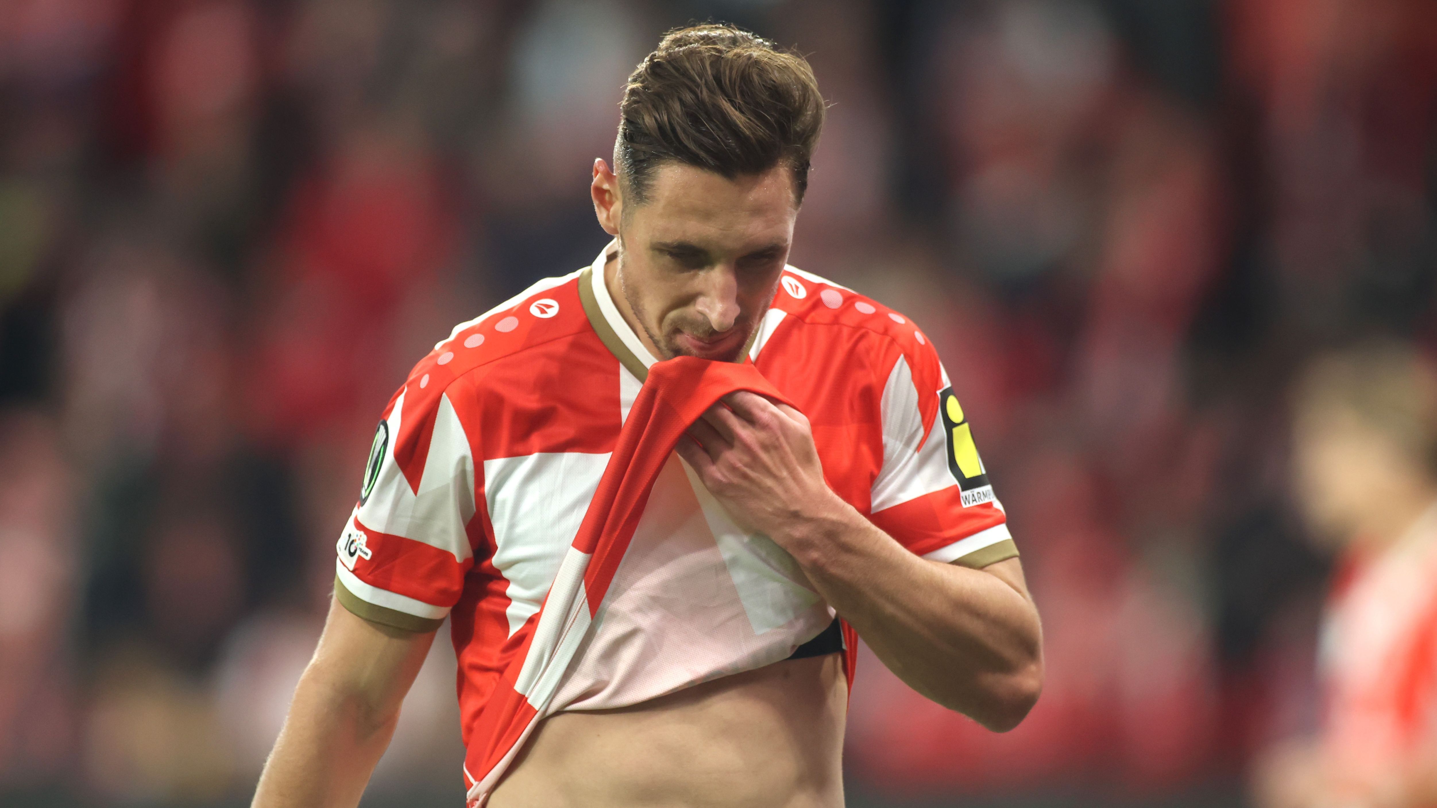 A 12-match ban?! Mainz defender told he should be made 'an example of' as lengthy suspension demanded after becoming most sent-off player in Bundesliga history