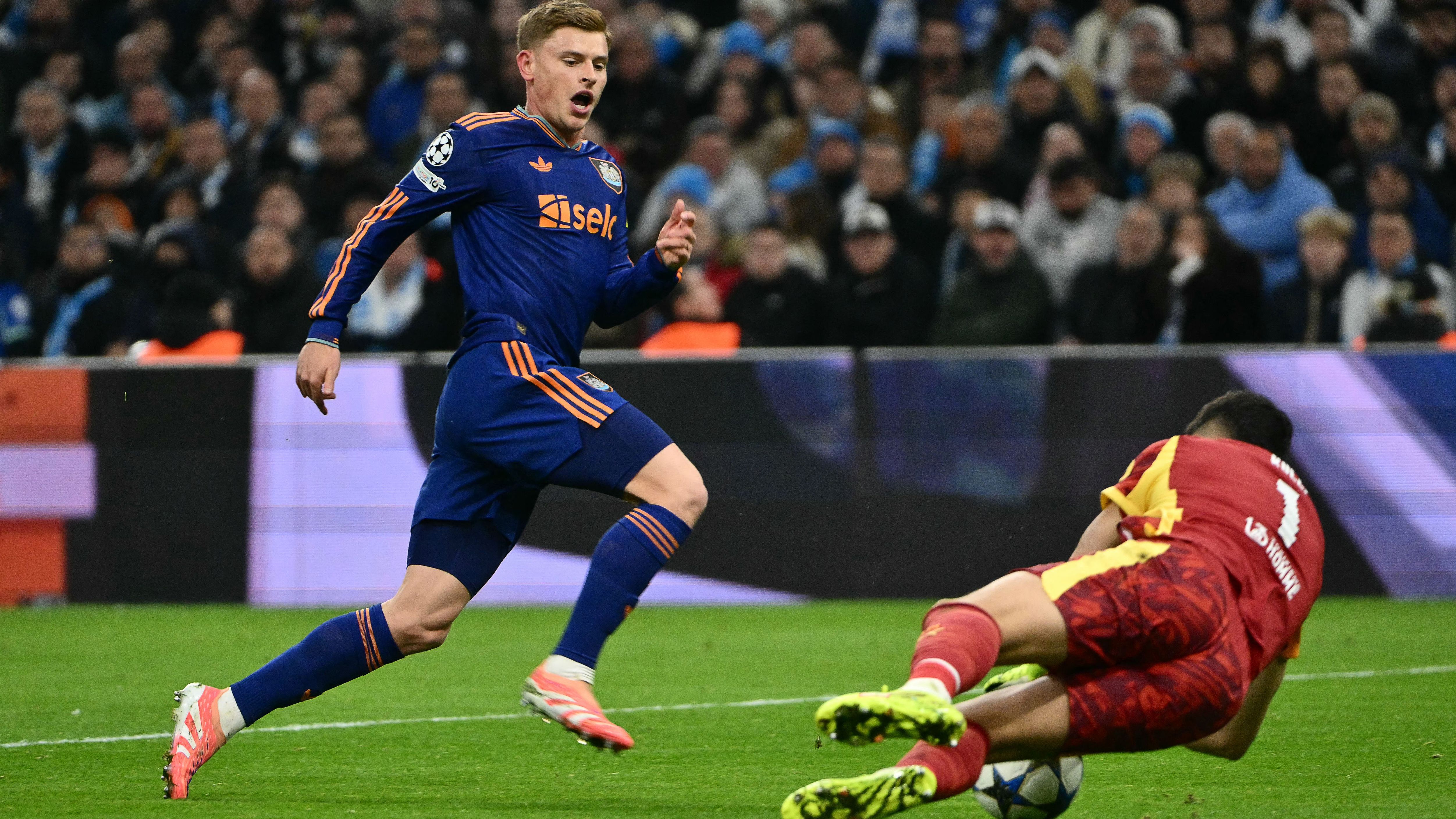 Newcastle player ratings vs Marseille: Nick Pope's moment of madness costs Magpies dear as Pierre-Emerick Aubameyang settles Champions League clash in French side's favour