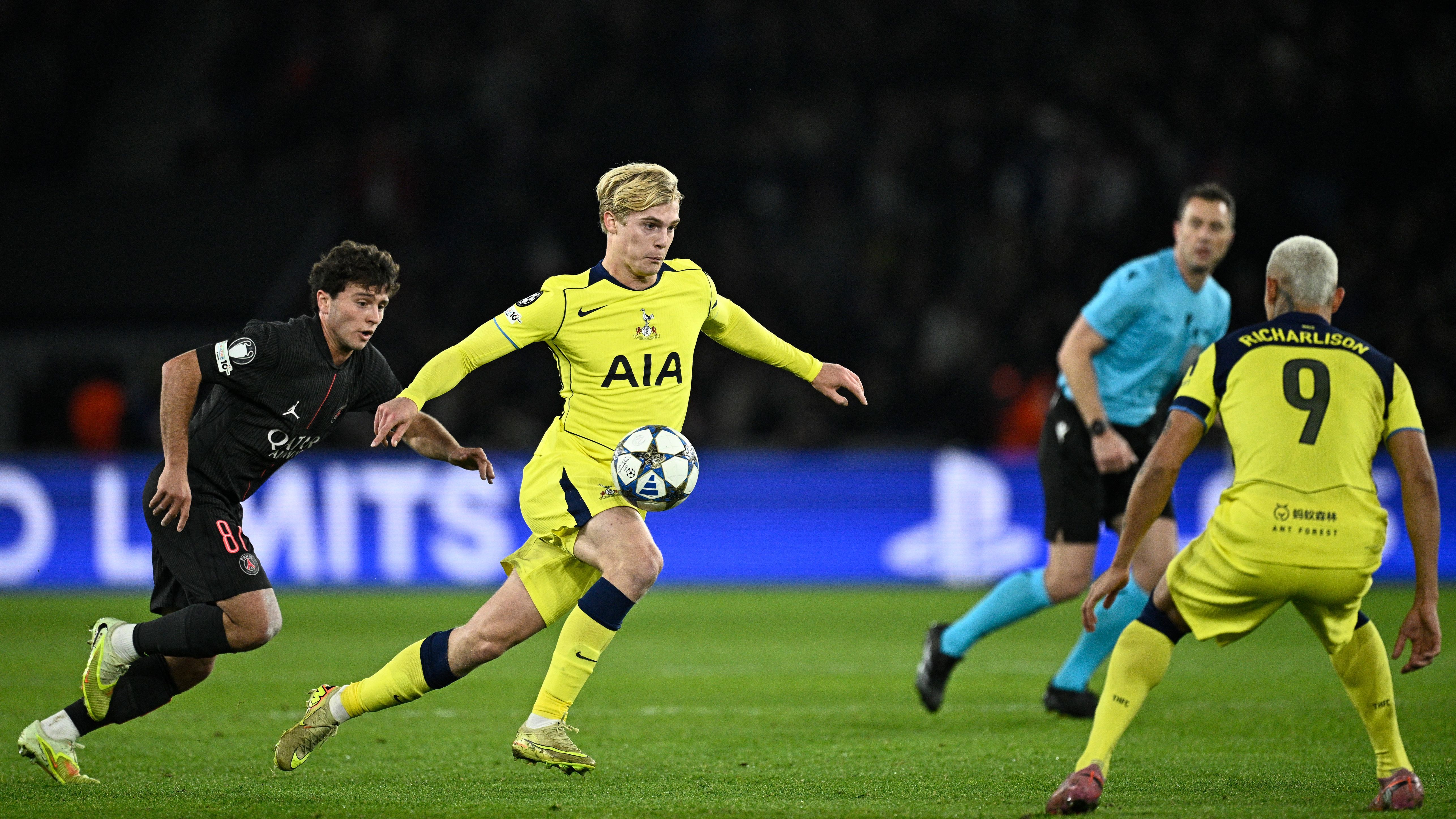 Tottenham player ratings vs PSG: Randal Kolo Muani heroics count for nothing as Cristian Romero and Pape Matar Sarr mistakes prove costly in Champions League thriller