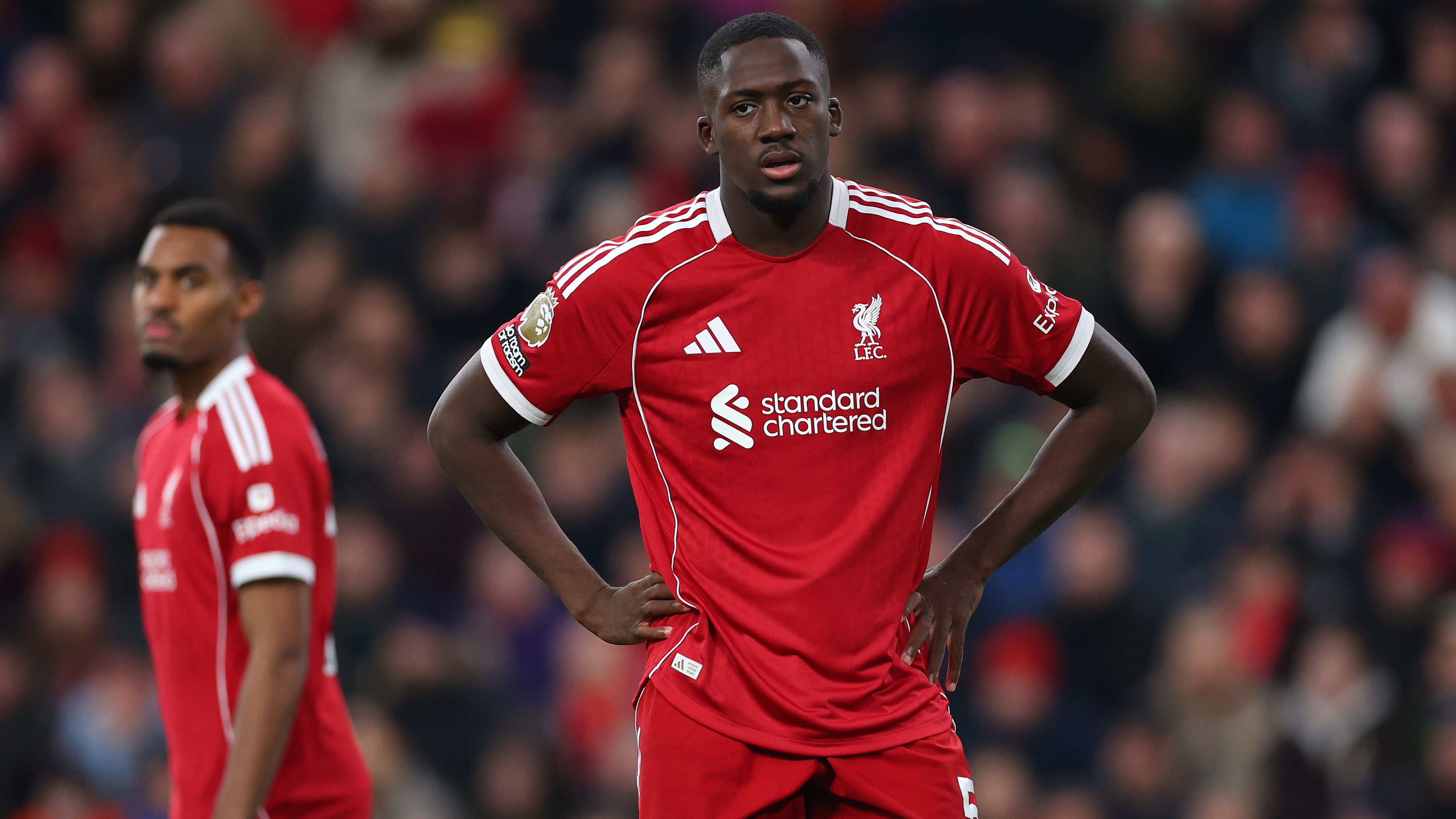 Ibrahima Konate issues statement as Liverpool star responds to criticism and speaks out on team's dreadful form in wake of Champions League defeat