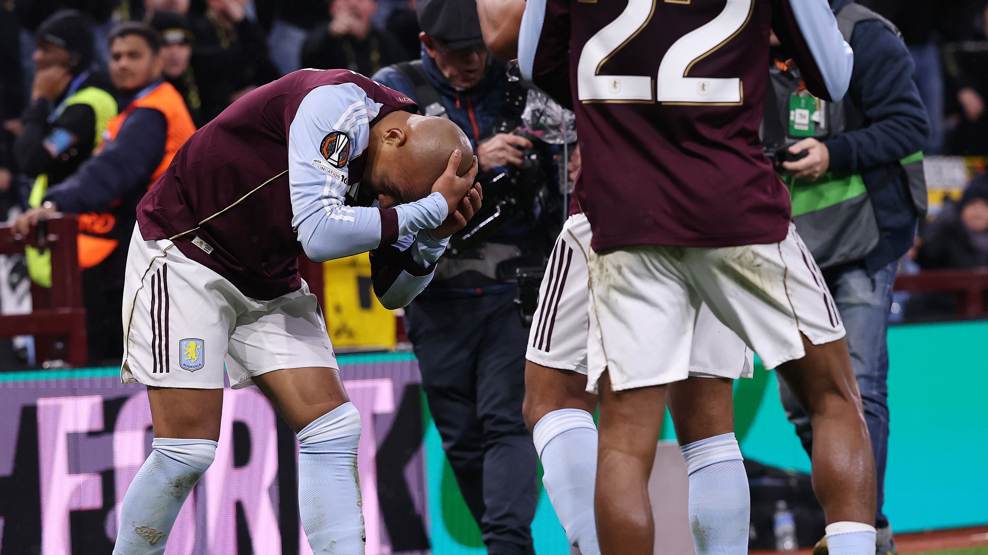 Eight Young Boys fans arrested after crowd trouble in Europa League clash with Aston Villa