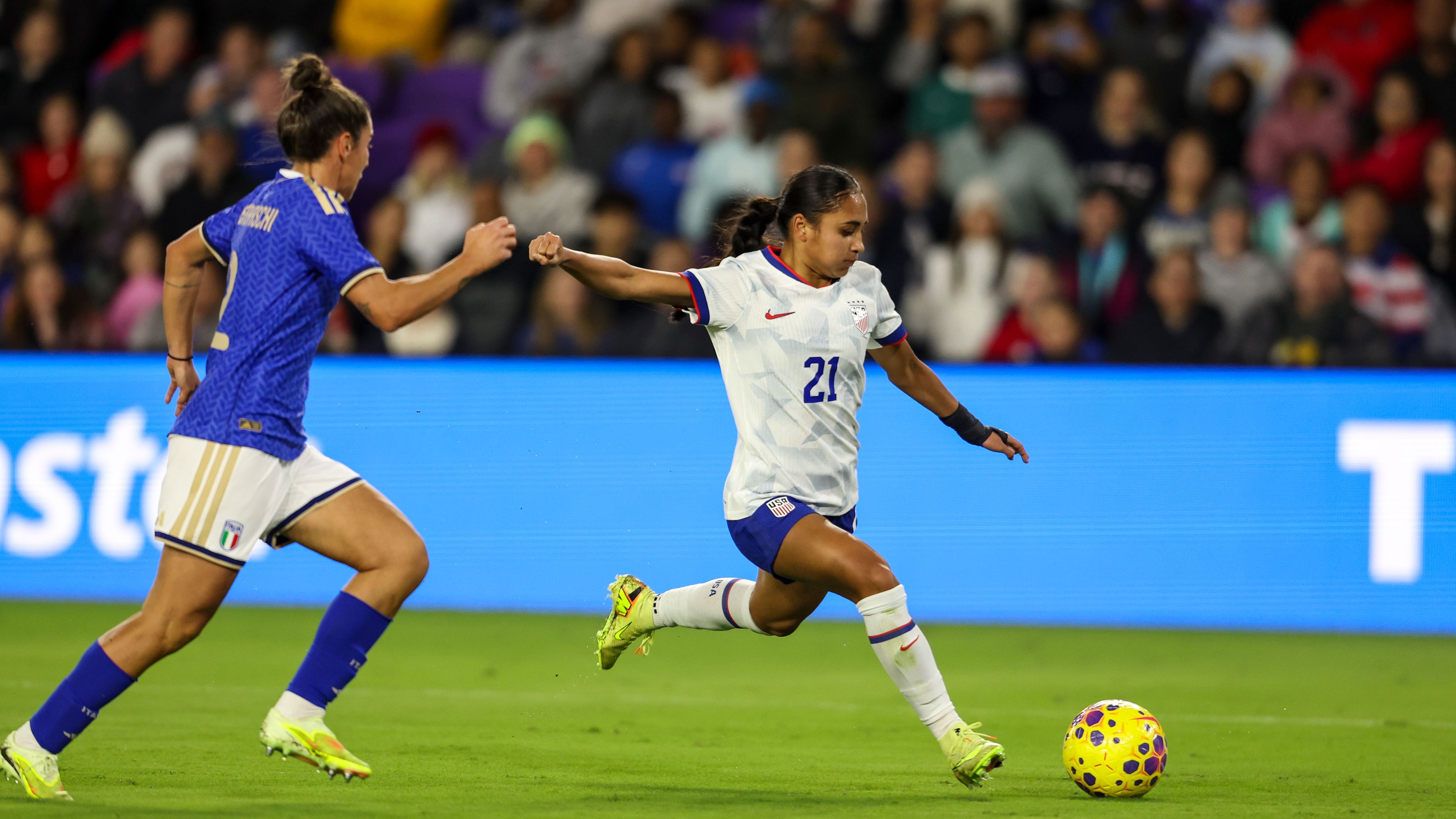 USWNT ratings vs Italy: Cat Macario leads the way with a brace as Olivia Moultrie's rise continues with another standout showing