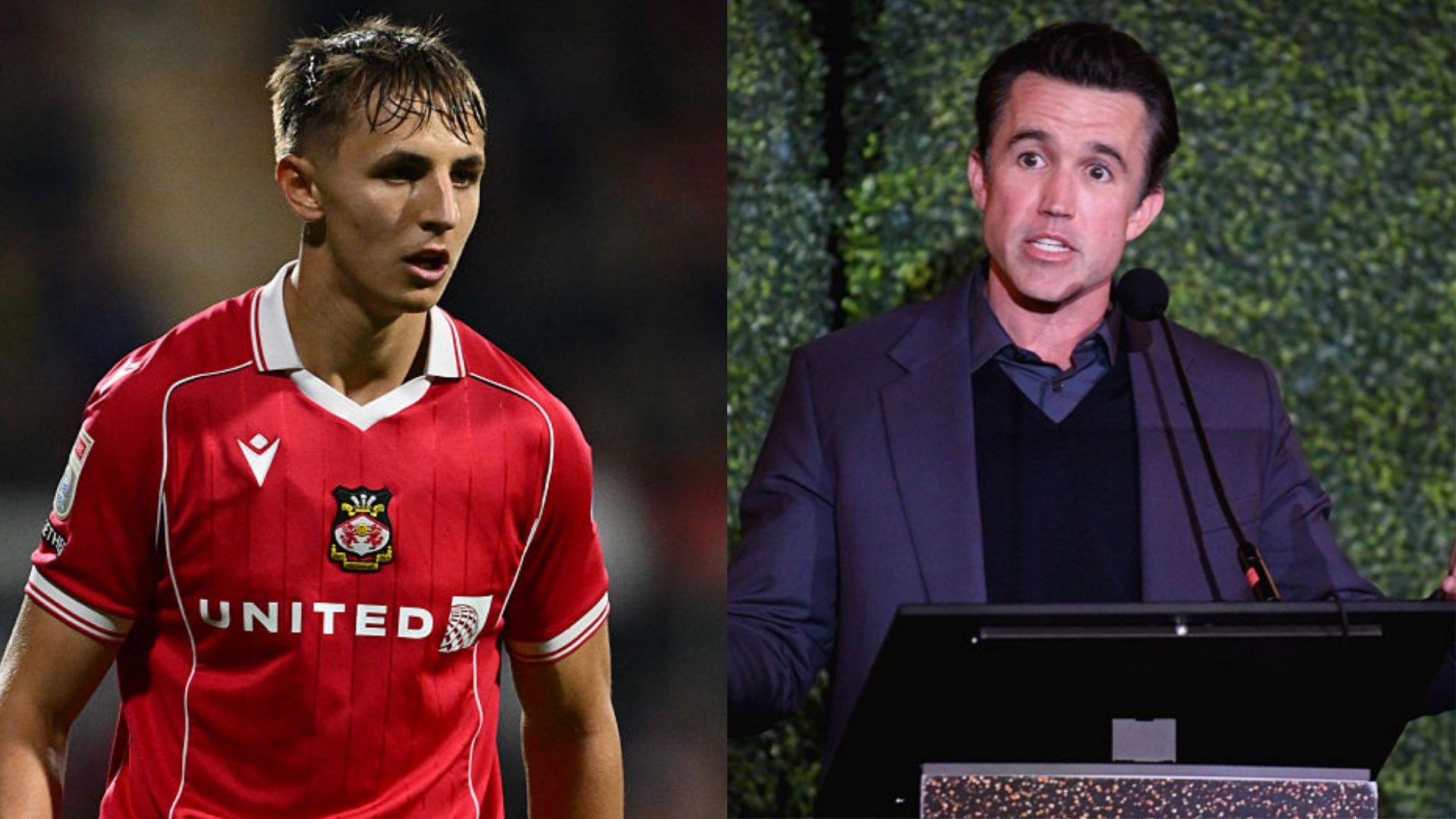 Rob Mac sends one-word message to Wrexham star after last-minute equaliser against Blackburn