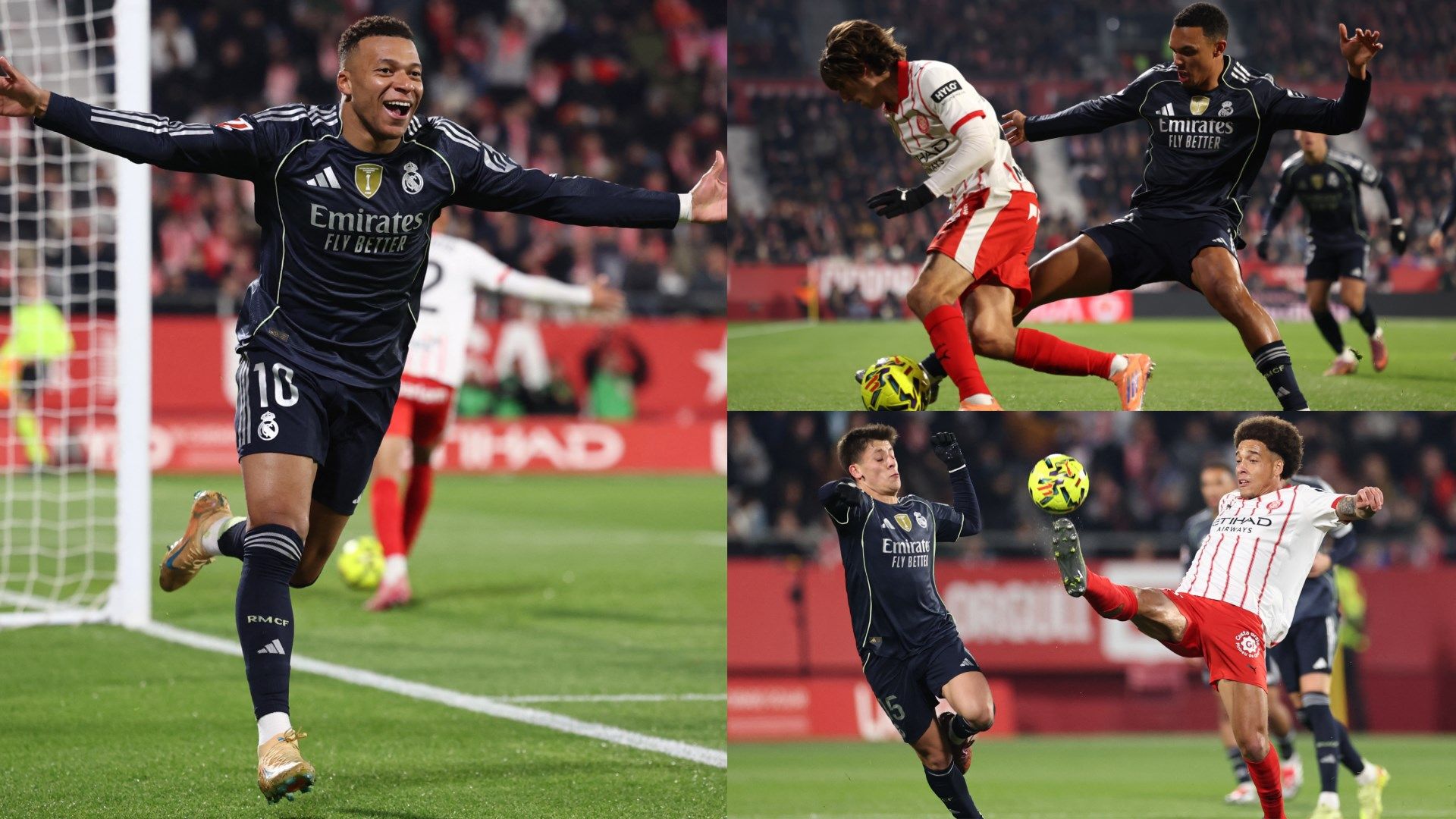 Real Madrid player ratings vs Girona: Kylian Mbappe spares Los Blancos' blushes but Trent Alexander-Arnold & Arda Guler fall flat as Barcelona seize initiative in La Liga title race