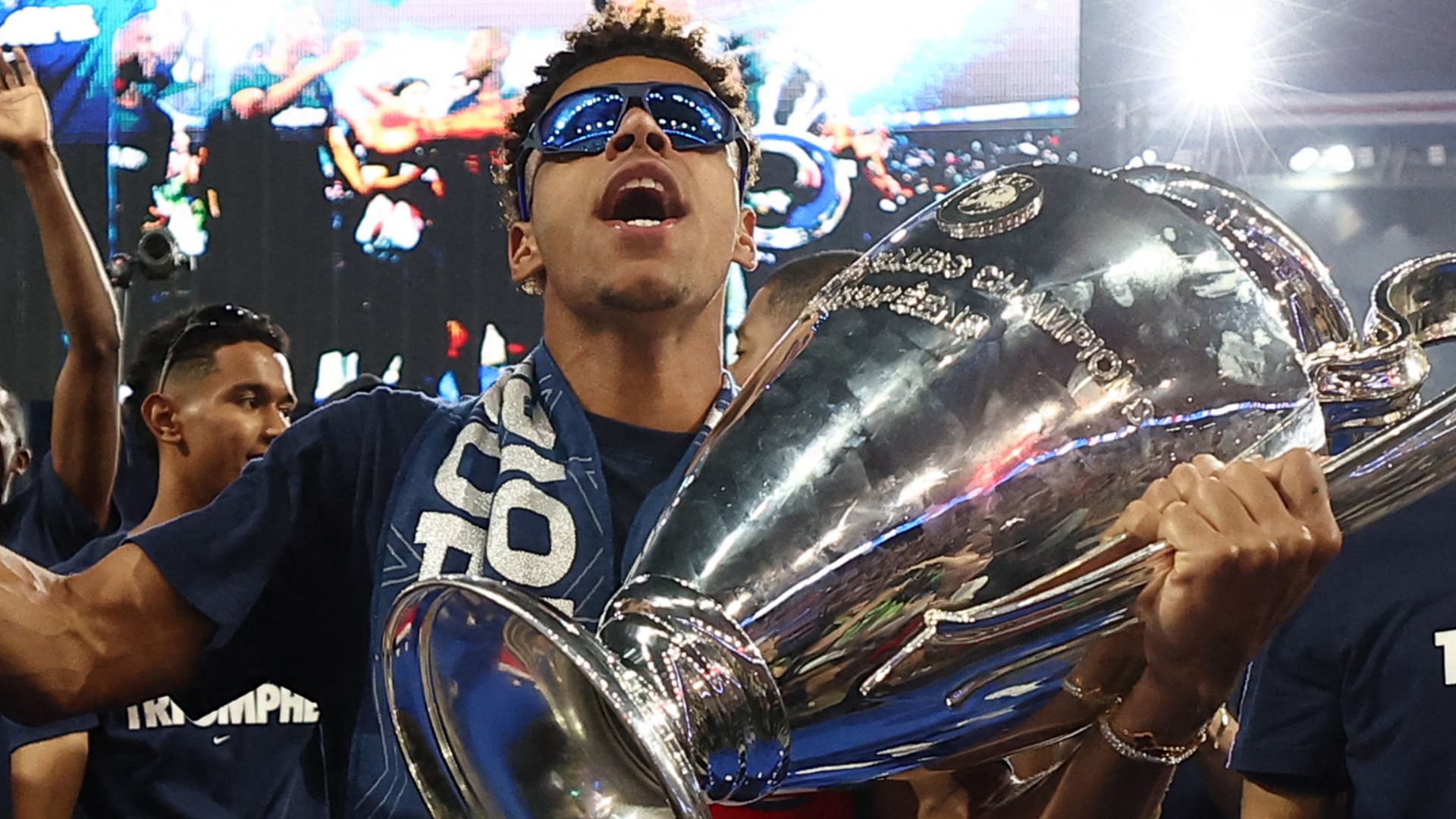 PSG Champions League final hero Desire Doue receives 2025 Golden Boy award as Lionesses star Michelle Agyemang named Golden Girl