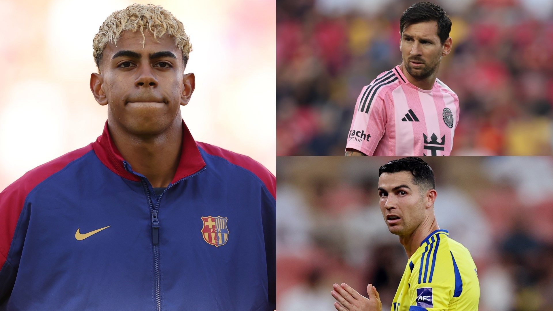 Lionel Messi, Cristiano Ronaldo, Neymar & R9 all make Lamine Yamal's GOAT team as Barcelona wonderkid picks attacking XI