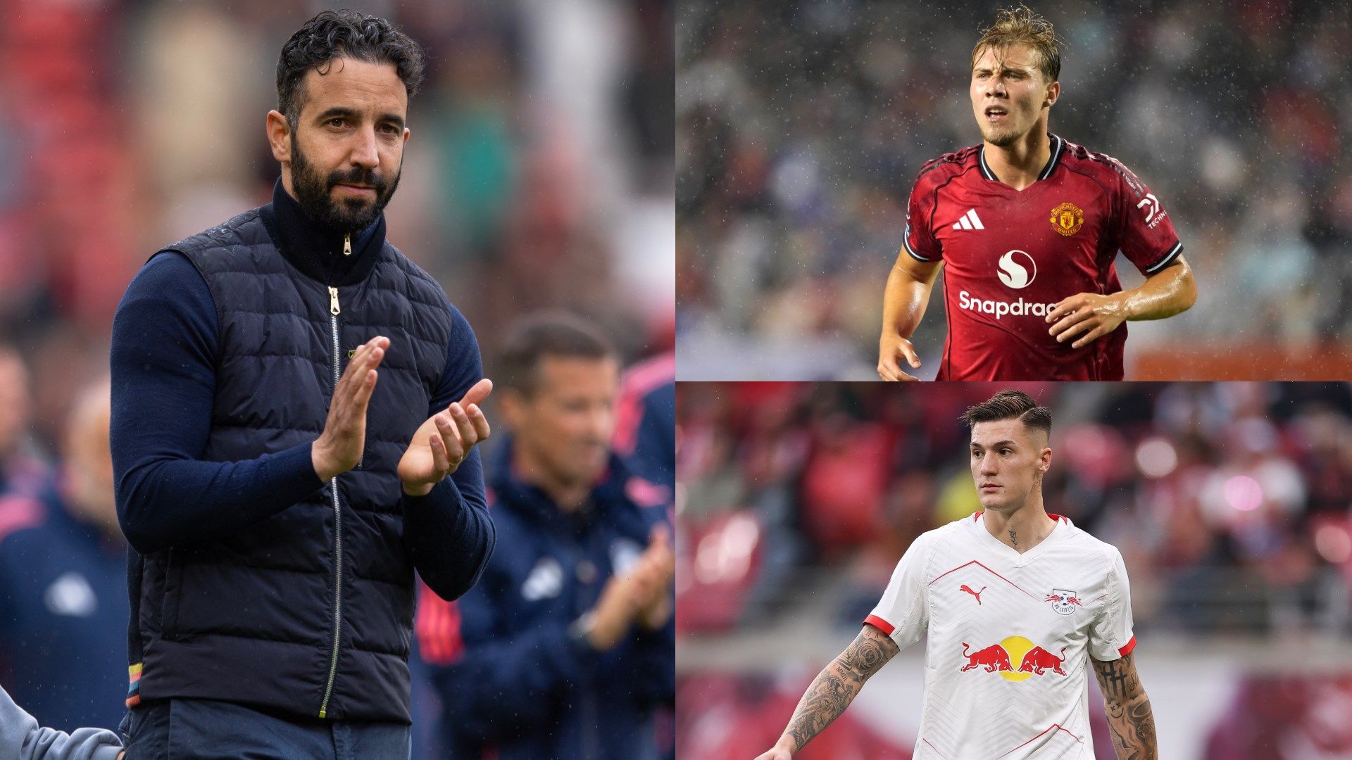 Ruben Amorim admits to being unsure on Rasmus Hojlund's future amid Man Utd's pursuit of Benjamin Sesko despite Danish striker scoring in pre-season rout of Bournemouth