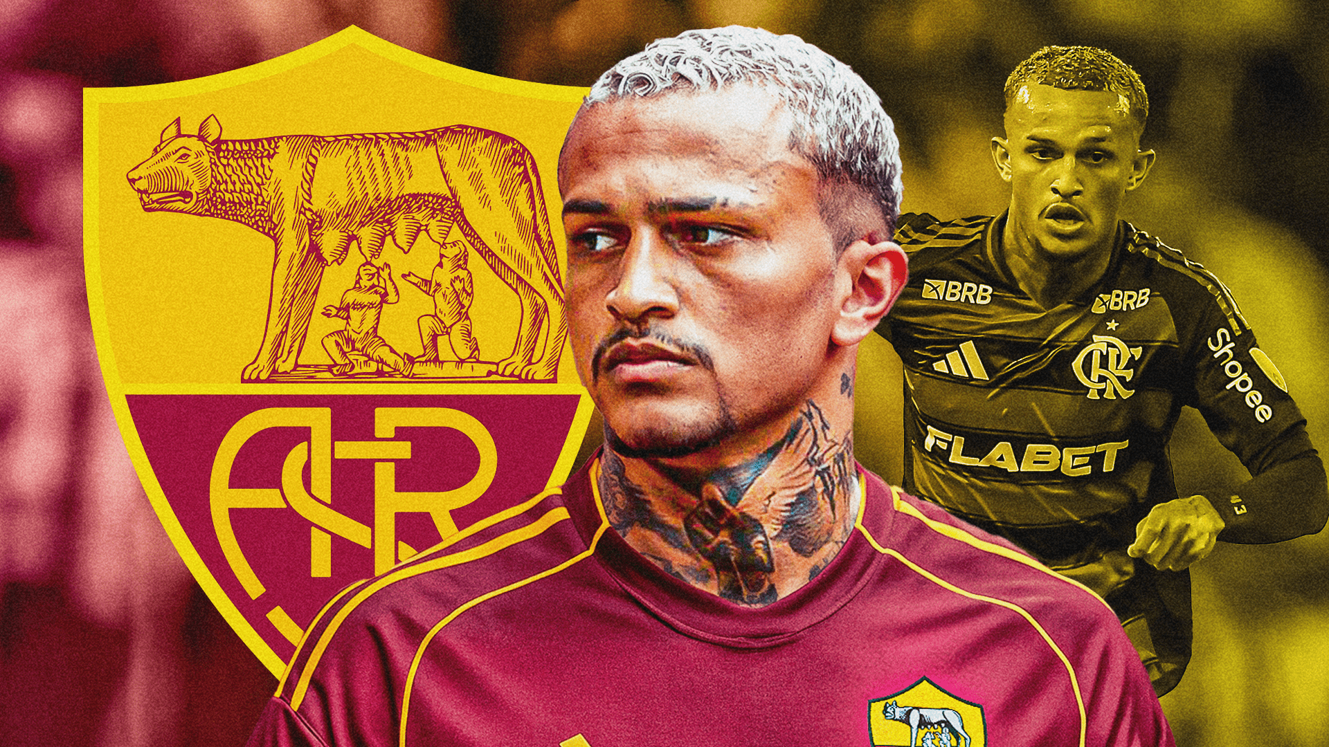 'Didn't kick a ball until 17 and wanted to quit after a year' - Roma new boy Wesley reveals unique journey to Flamengo stardom and €30m transfer to Serie A side