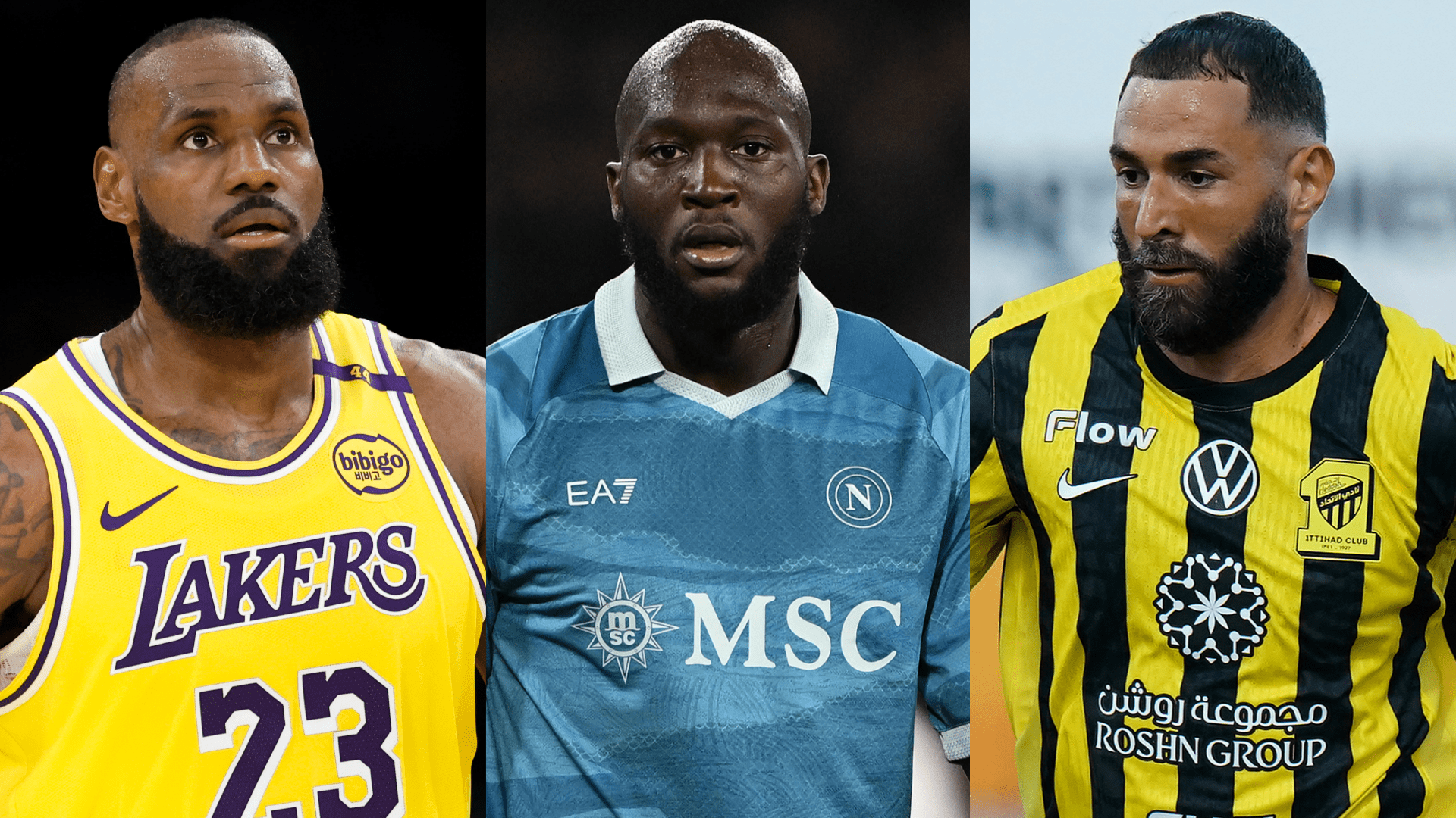 Romelu Lukaku snubs Lionel Messi & Cristiano Ronaldo for LeBron James & Karim Benzema as Napoli striker picks longevity role models