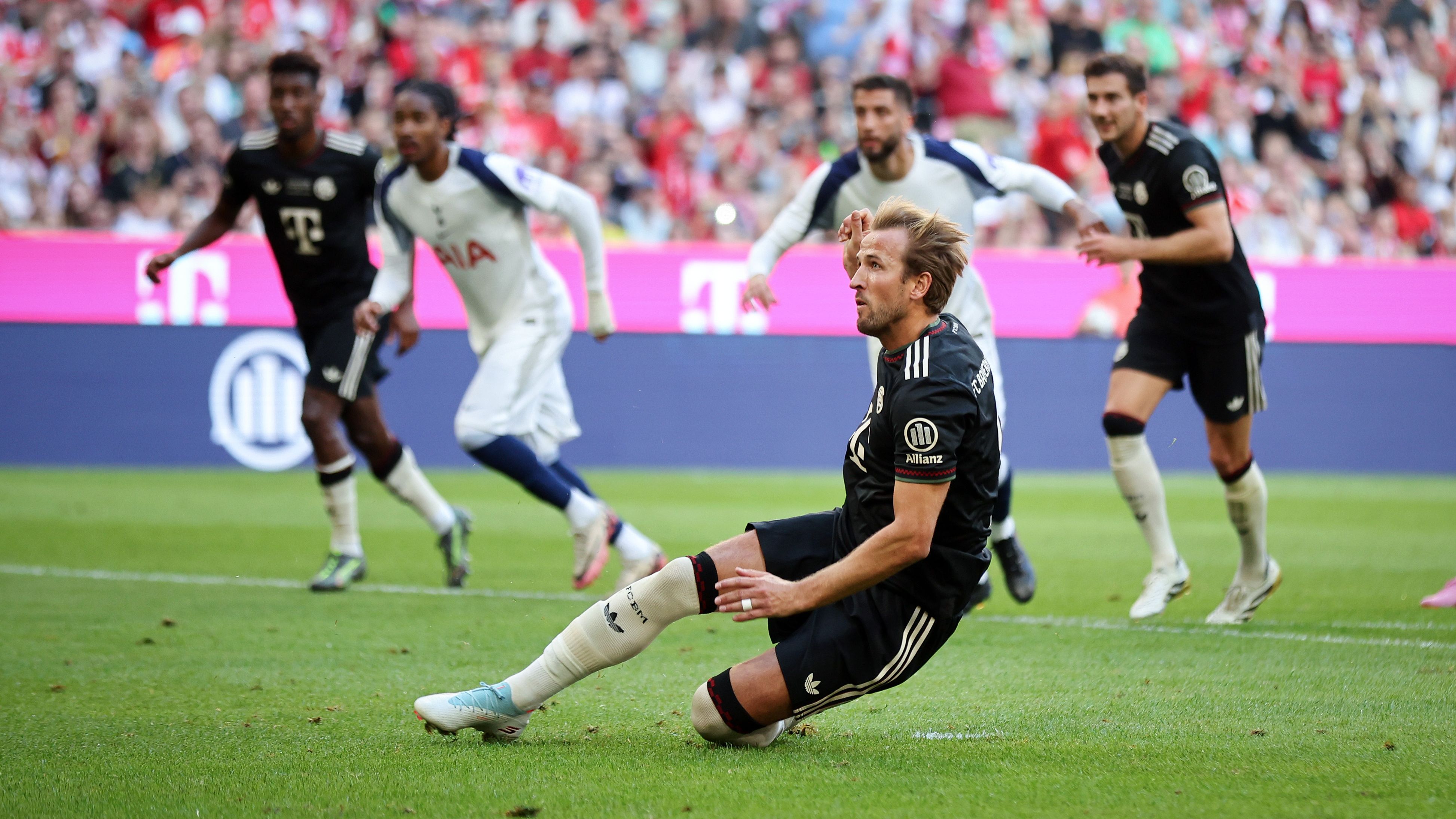 'Glad it happened in a friendly!' - Harry Kane opens up on dreadful penalty during Tottenham reunion as Bayern smash Spurs despite striker's blunder