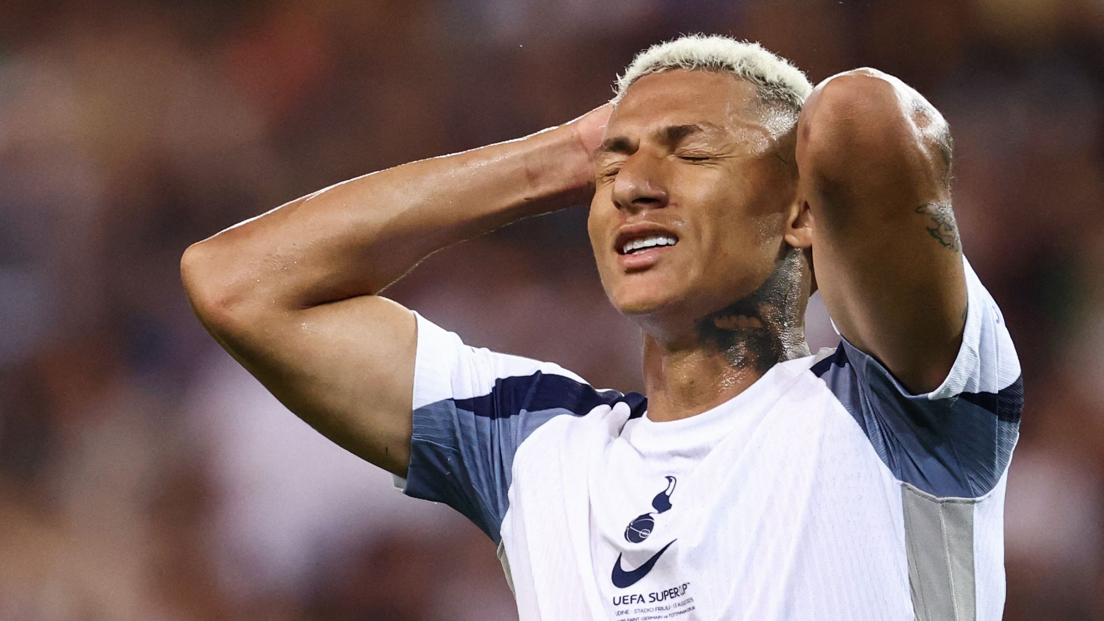 'Something has to change' - Richarlison launches passionate defence of Tottenham team-mate Mathys Tel after French forward targeted with racial abuse