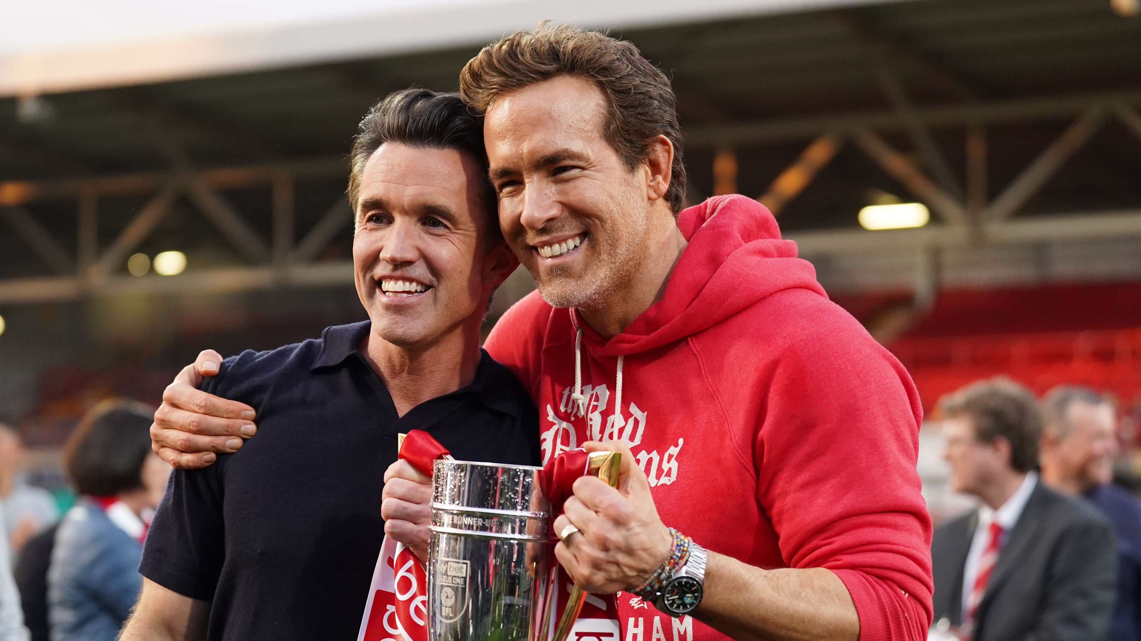 'We don't make football decisions' - Ryan Reynolds & Rob McElhenney open up on 'very hands-off management style' at Wrexham as Hollywood co-owners embrace job as 'clowns'