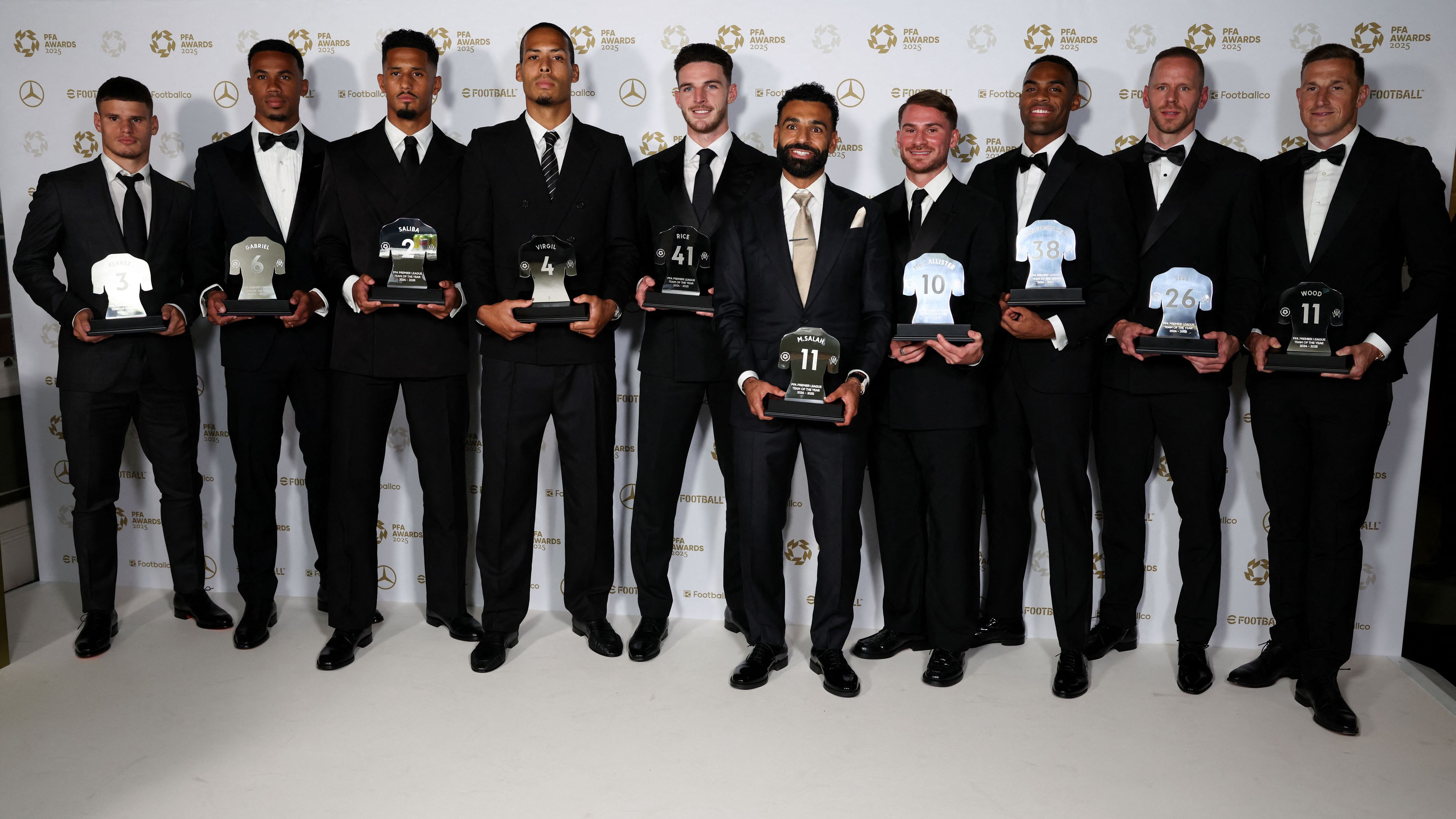 Two Nottingham Forest stars included in PFA Team of the Year as Cole Palmer, Bruno Fernandes and Man City miss out on best Premier League XI