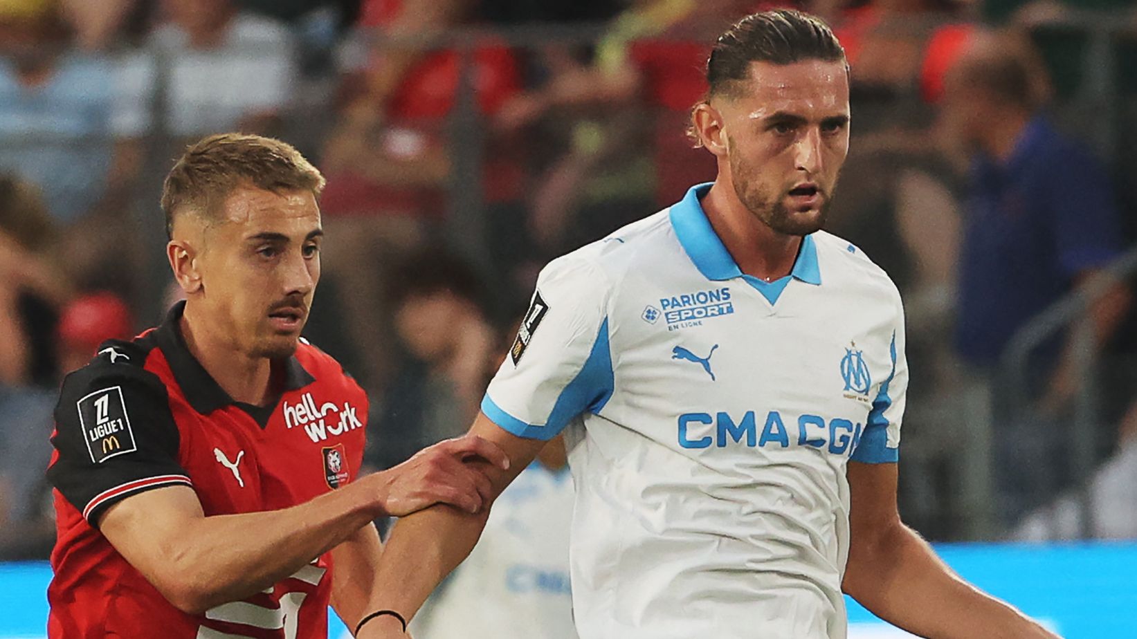 Marseille put Adrien Rabiot & Jonathan Rowe up for SALE as Roberto De Zerbi takes ruthless action against Mason Greenwood's team-mates after 'unacceptable' dressing room bust-up