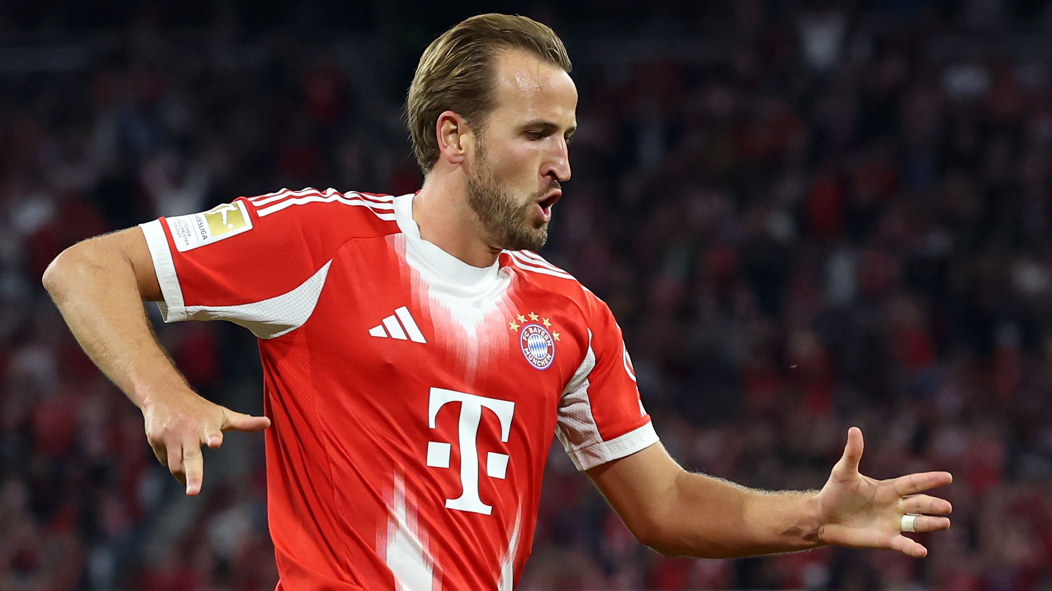 'What a night' - Harry Kane shares message after starting Bundesliga season with a stunning hat-trick - the EIGHTH in his time with Bayern Munich - in rout of RB Leipzig
