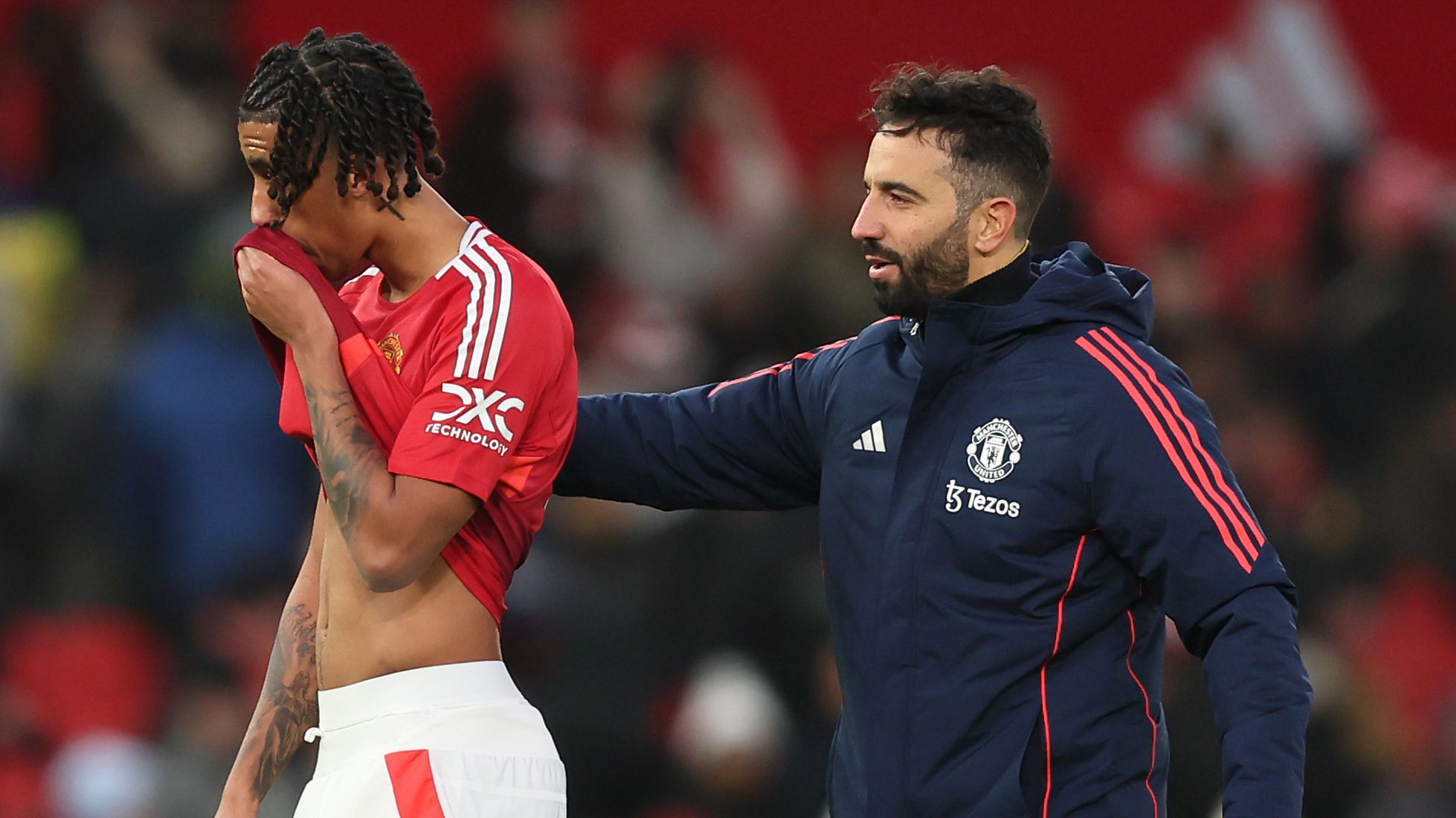 'Little mistakes' - Leny Yoro reveals why Manchester United are struggling and insists squad 'needs to stay together' after Grimsby defeat