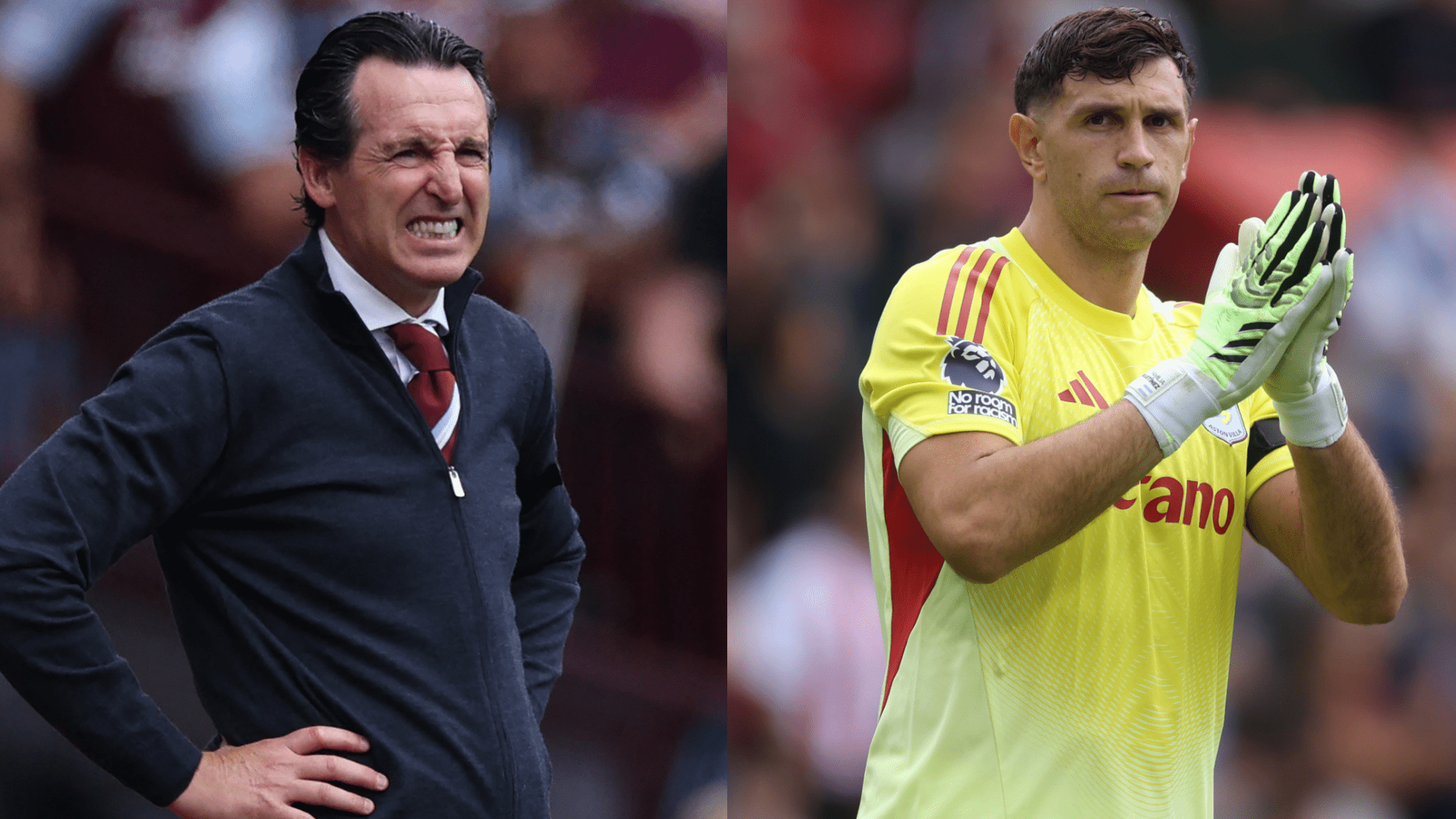 WATCH: Unai Emery responds to question about Emi Martinez's absence from Aston Villa squad as Man Utd eye transfer on deadline day