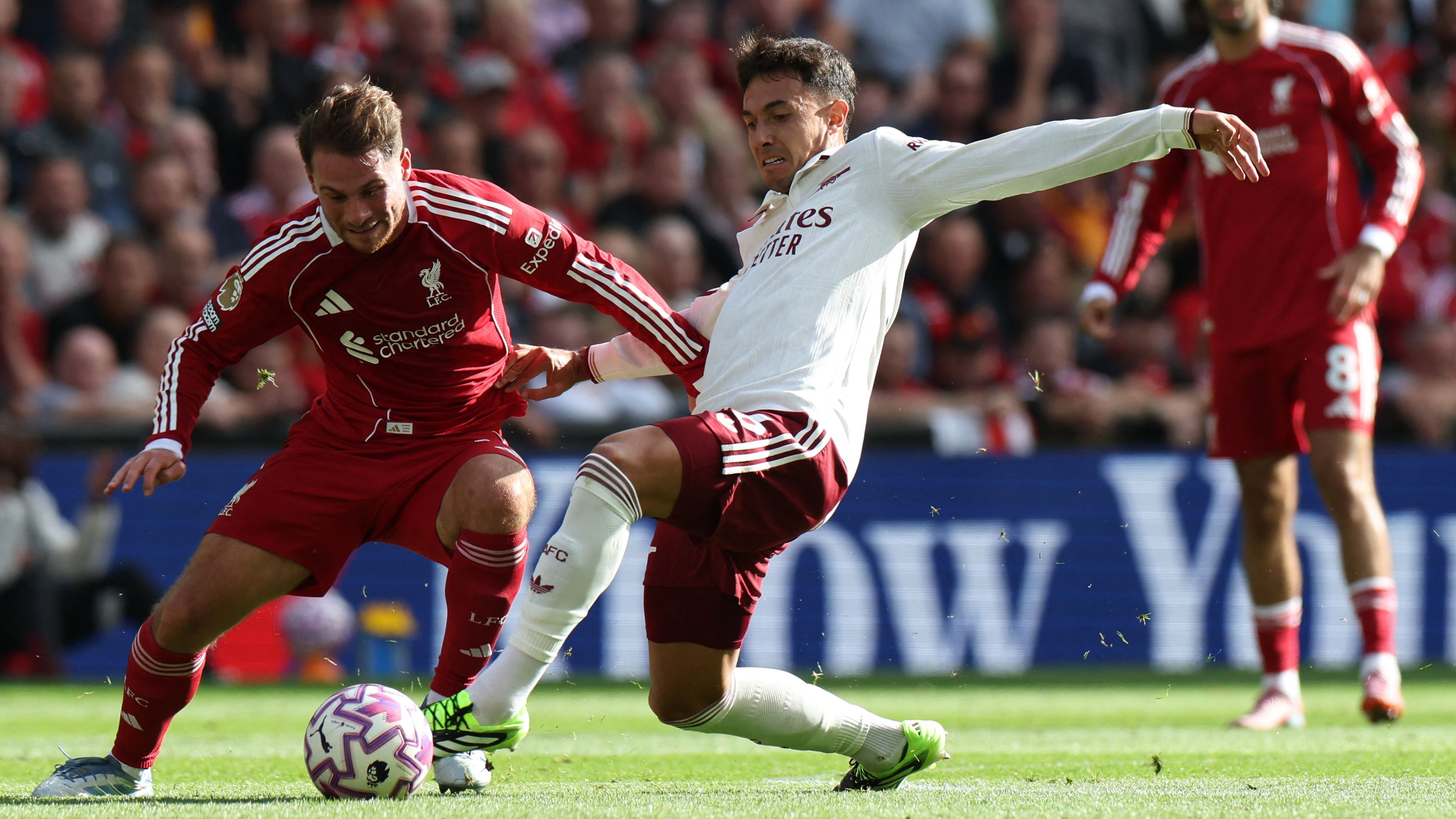 Arsenal player ratings vs Liverpool: Viktor Gyokeres goes missing again as Gunners suffer huge William Saliba injury blow in Anfield defeat