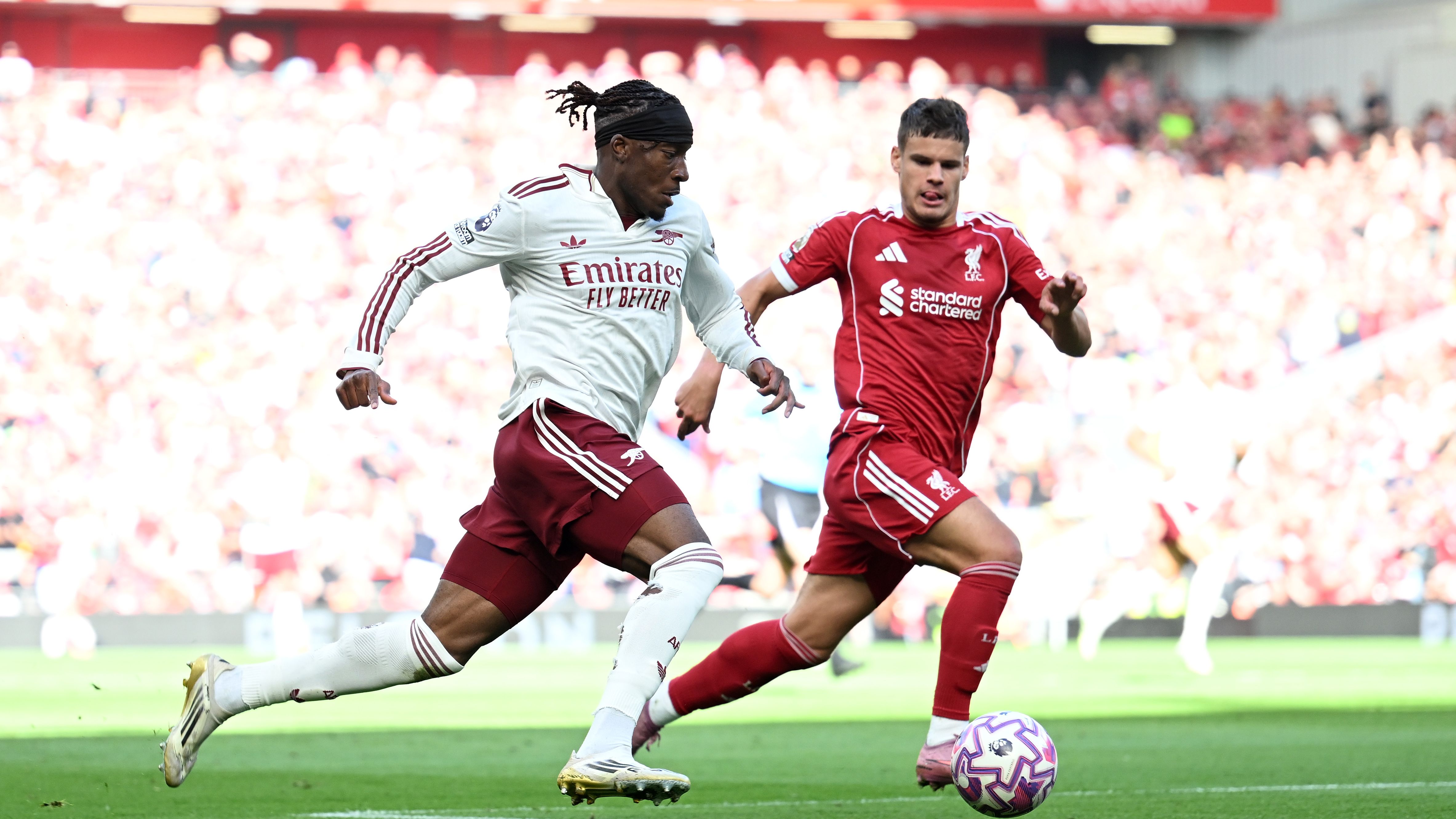 Arsenal player ratings vs Liverpool: Viktor Gyokeres goes missing again as Gunners suffer huge William Saliba injury blow in Anfield defeat