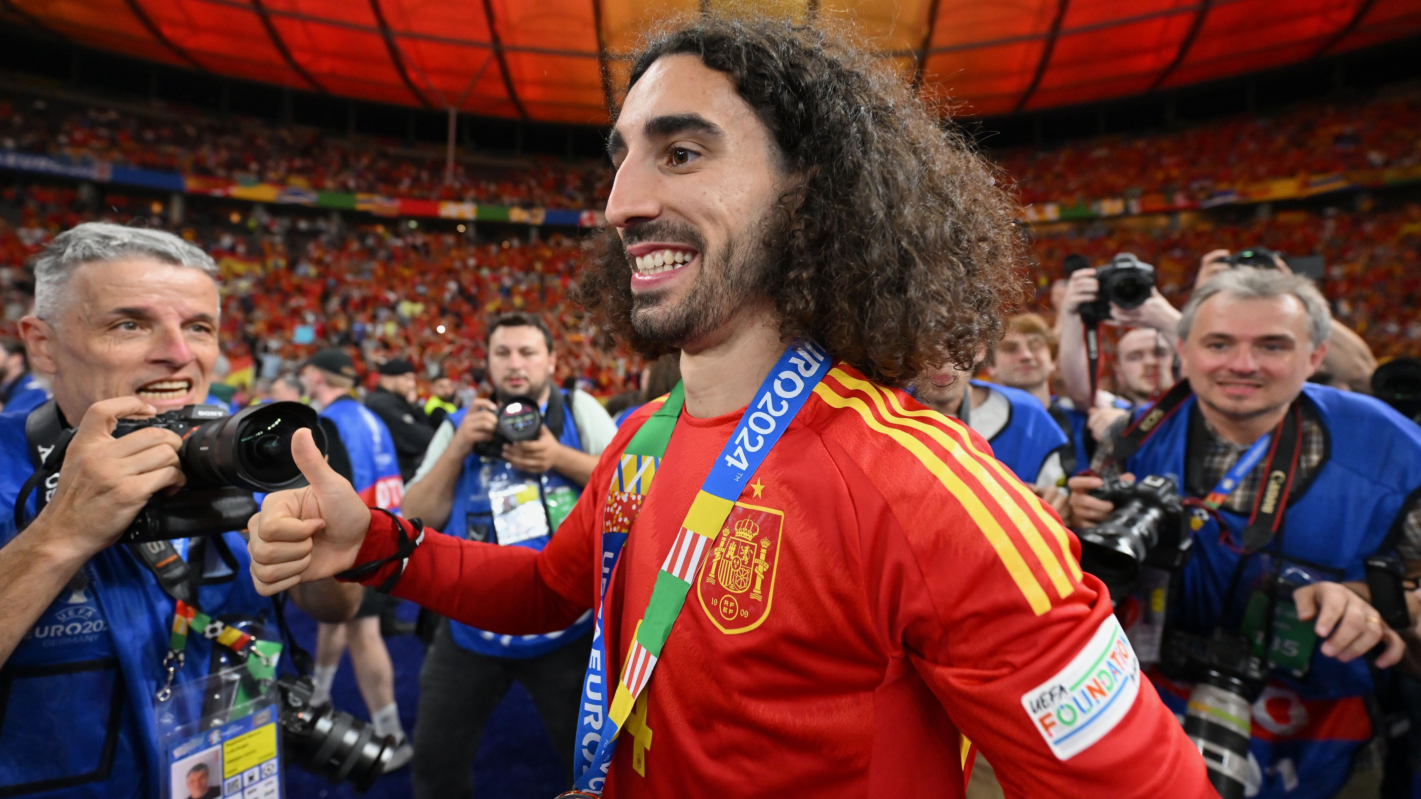 'They changed the rules because of me!' - Spain star Marc Cucurella reflects on controversial handball against Germany that was 'talked about all over the world'