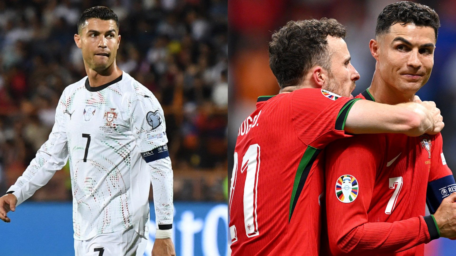 'Diogo Jota is with us' - Roberto Martinez says 'it was a sign' after Cristiano Ronaldo scores in 21st minute of Portugal's first game since tragic death of Liverpool star