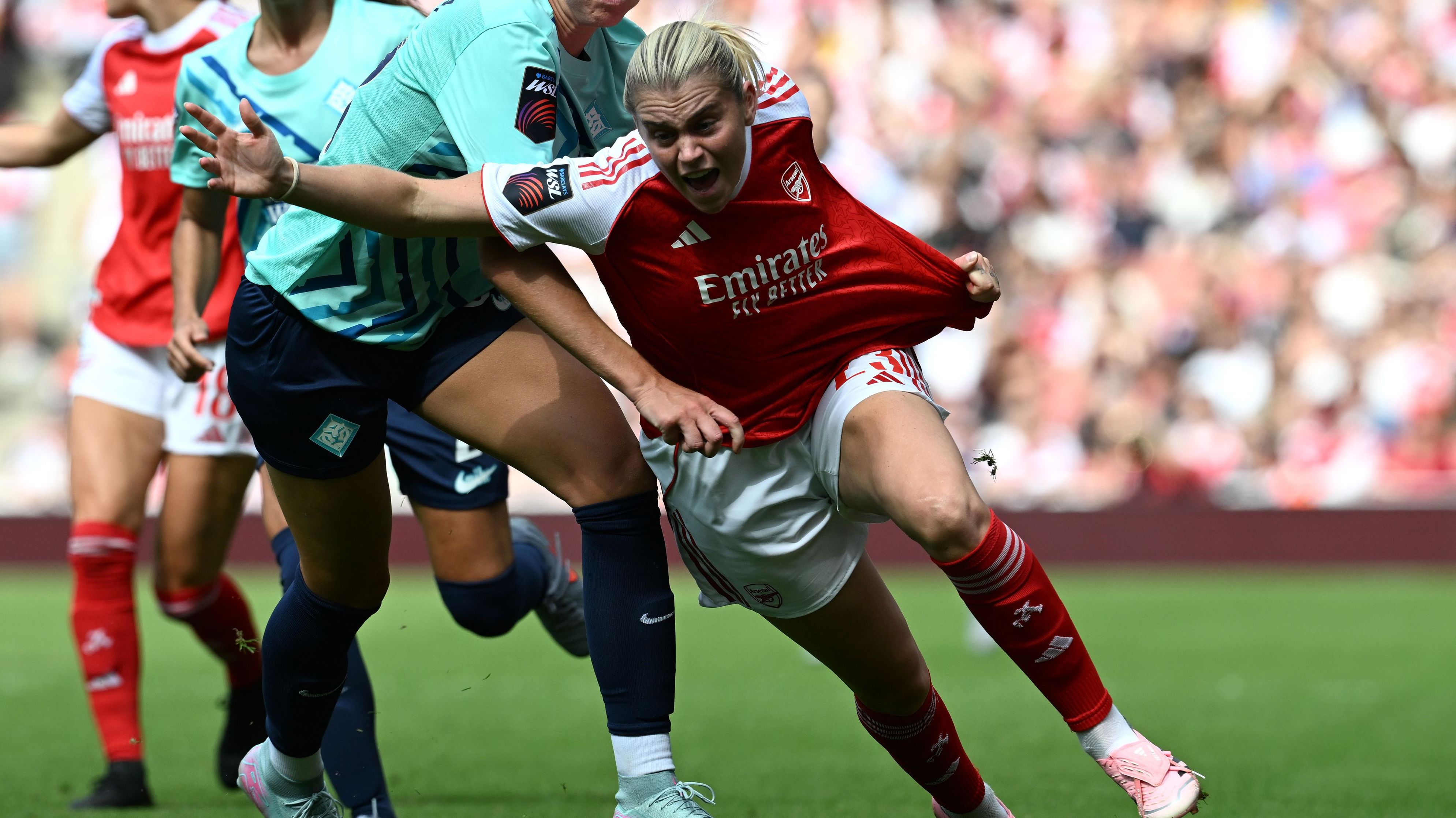 Arsenal women's player ratings vs London City Lionesses: Olivia Smith looks worth every penny! Gunners' summer signing enjoys dream debut as England heroes Chloe Kelly, Alessia Russo and Beth Mead play key roles in opening-day WSL win