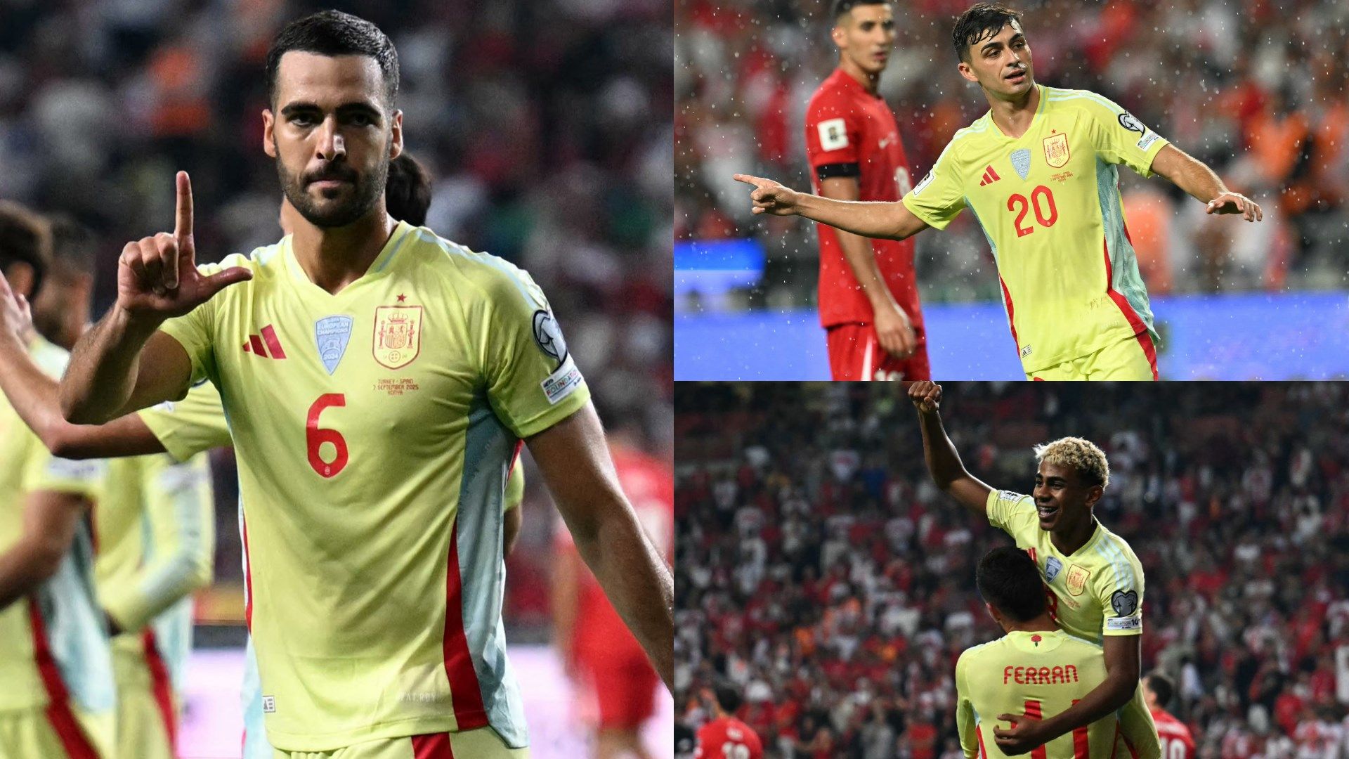 Spain vs Turkey player ratings: Hat-trick hero Mikel Merino leads sensational La Roja to 6-0 victory as Lamine Yamal & Pedri also run riot in World Cup qualifying rout