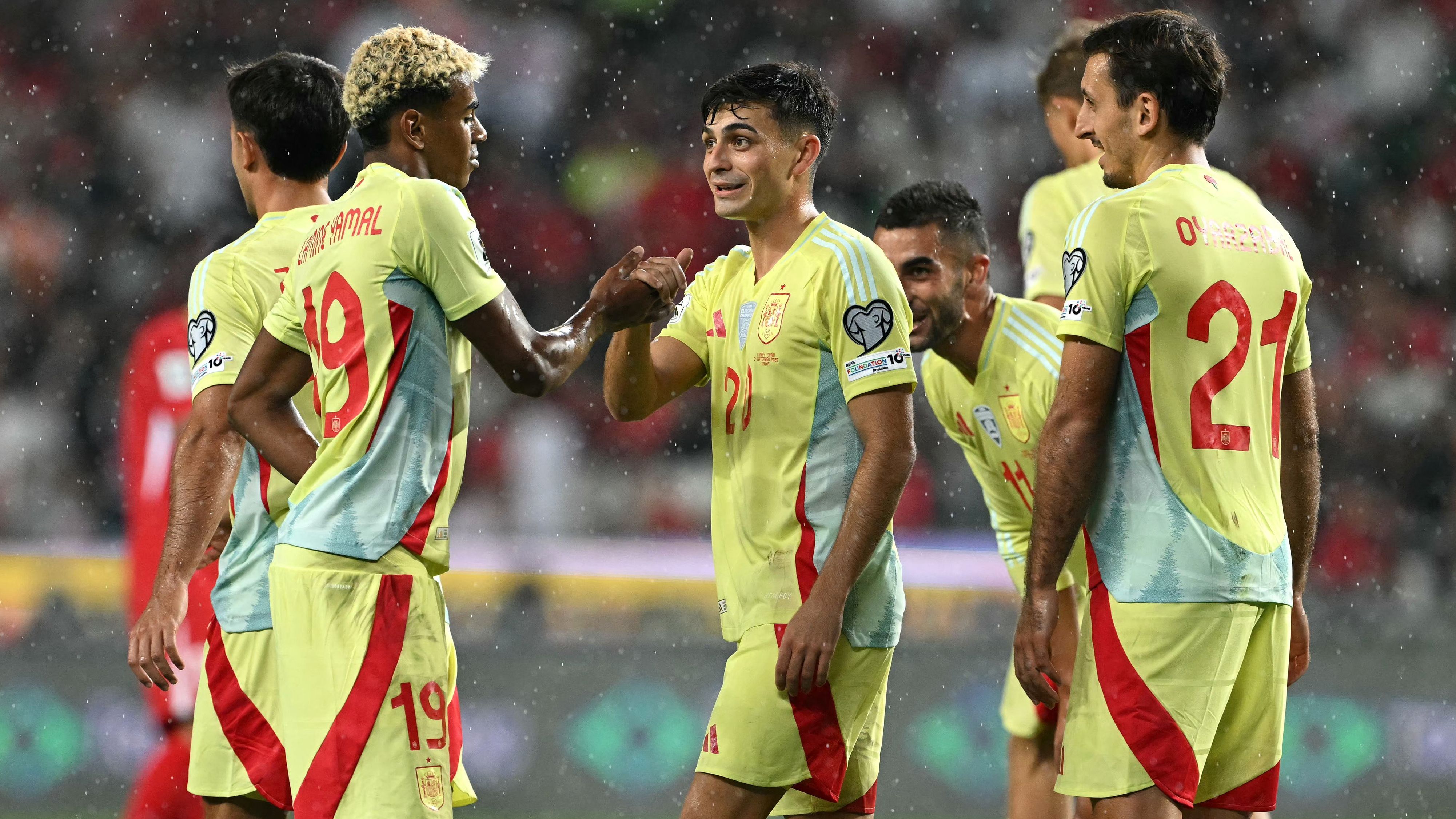 Spain vs Turkey player ratings: Hat-trick hero Mikel Merino leads sensational La Roja to 6-0 victory as Lamine Yamal & Pedri also run riot in World Cup qualifying rout