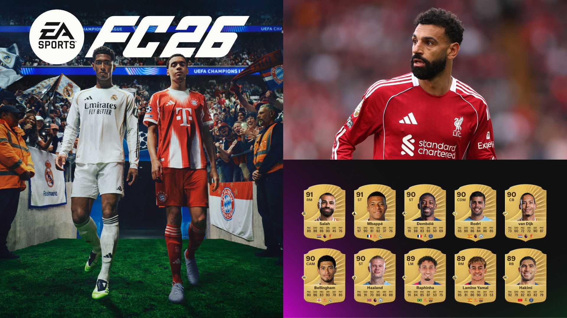 The top 26 best men's players on EA Sports FC 26 - listed
