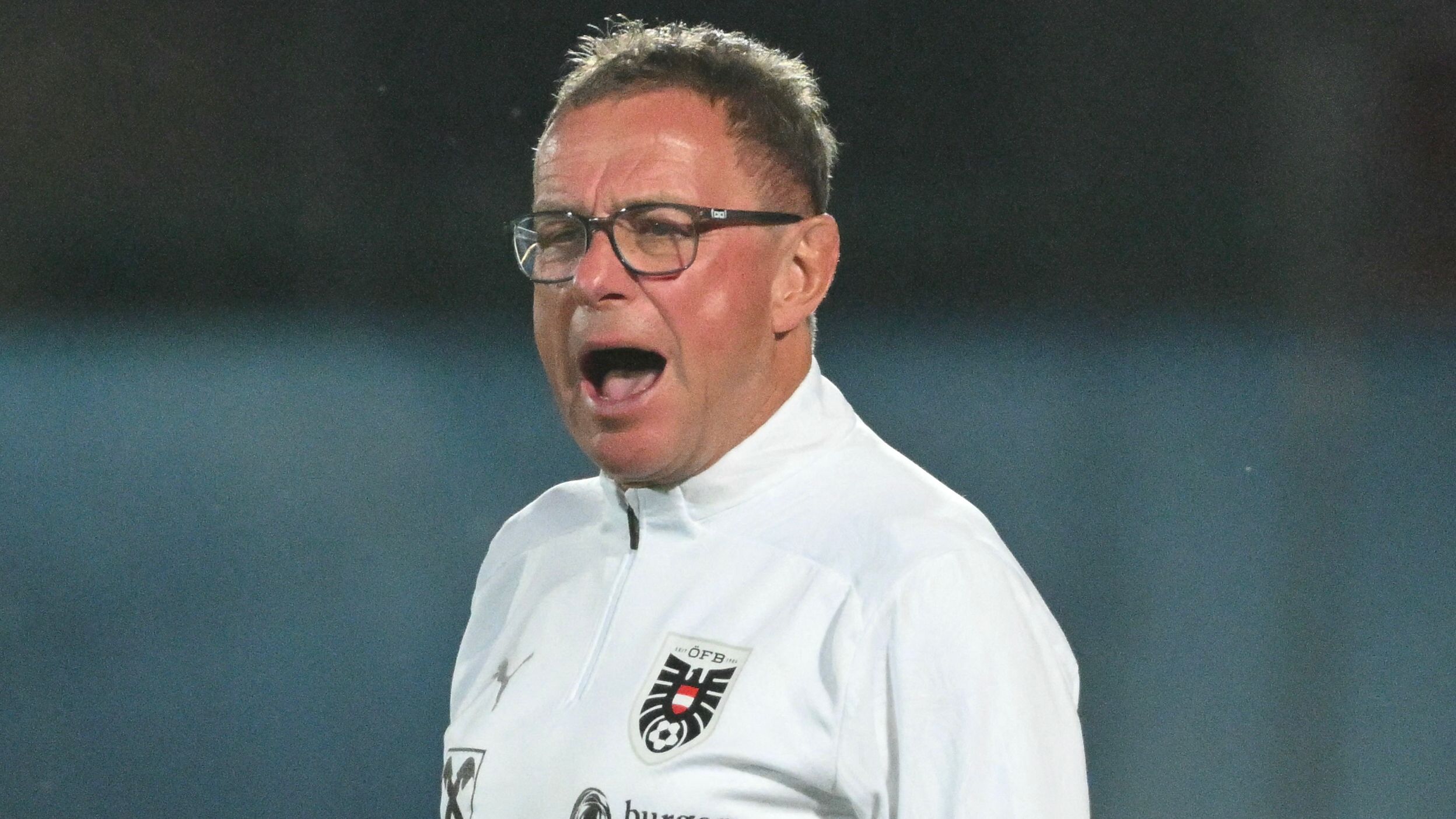 VIDEO: Ralf Rangnick rolls around on e-bike while Austria celebrate another win as ex-Man Utd boss taking 'small steps' after ankle surgery
