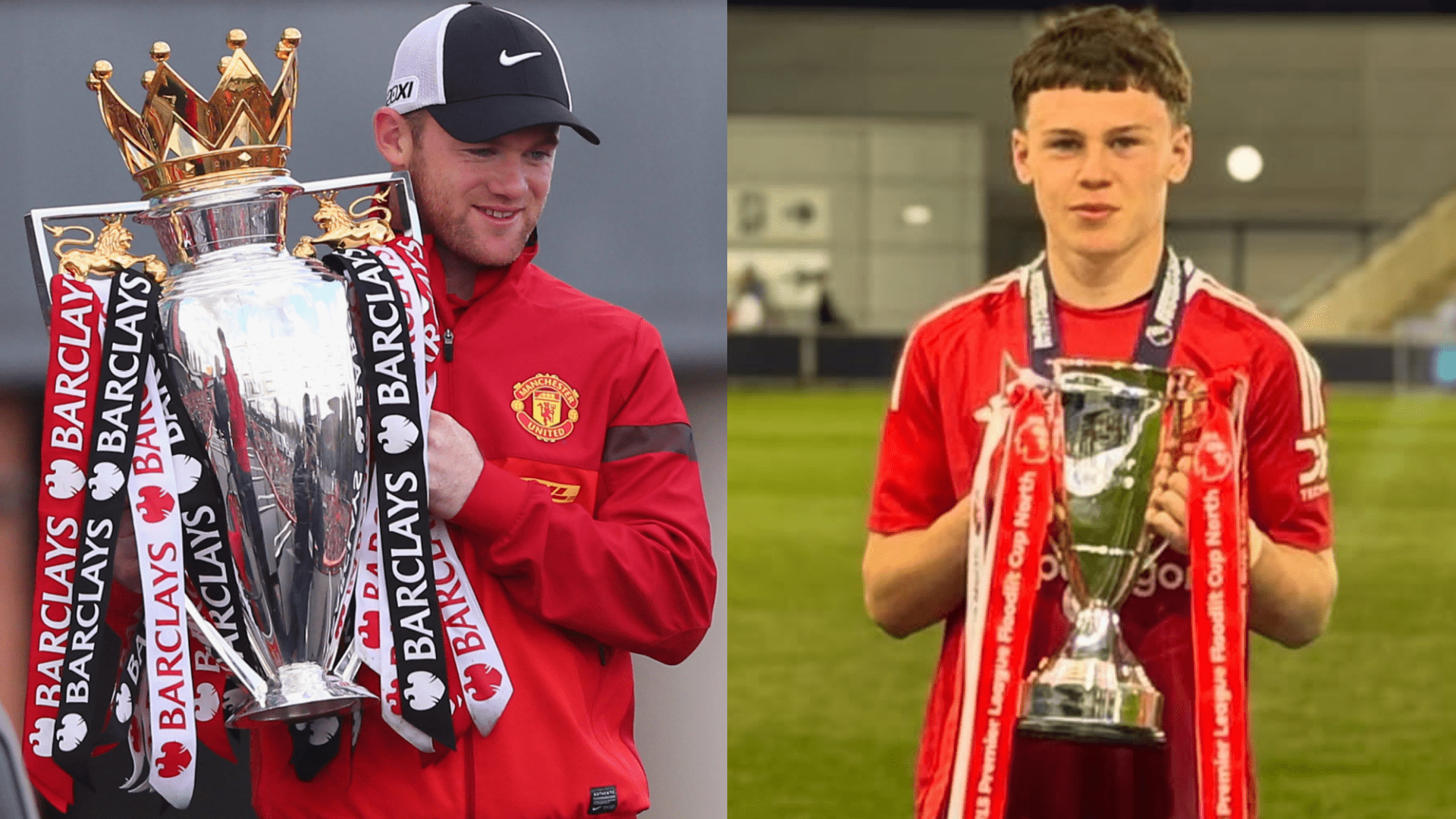 Kai Rooney faced added 'pressure' alongside Cristiano Ronaldo Jr as father Wayne reveals attendances at Man Utd academy matches surged