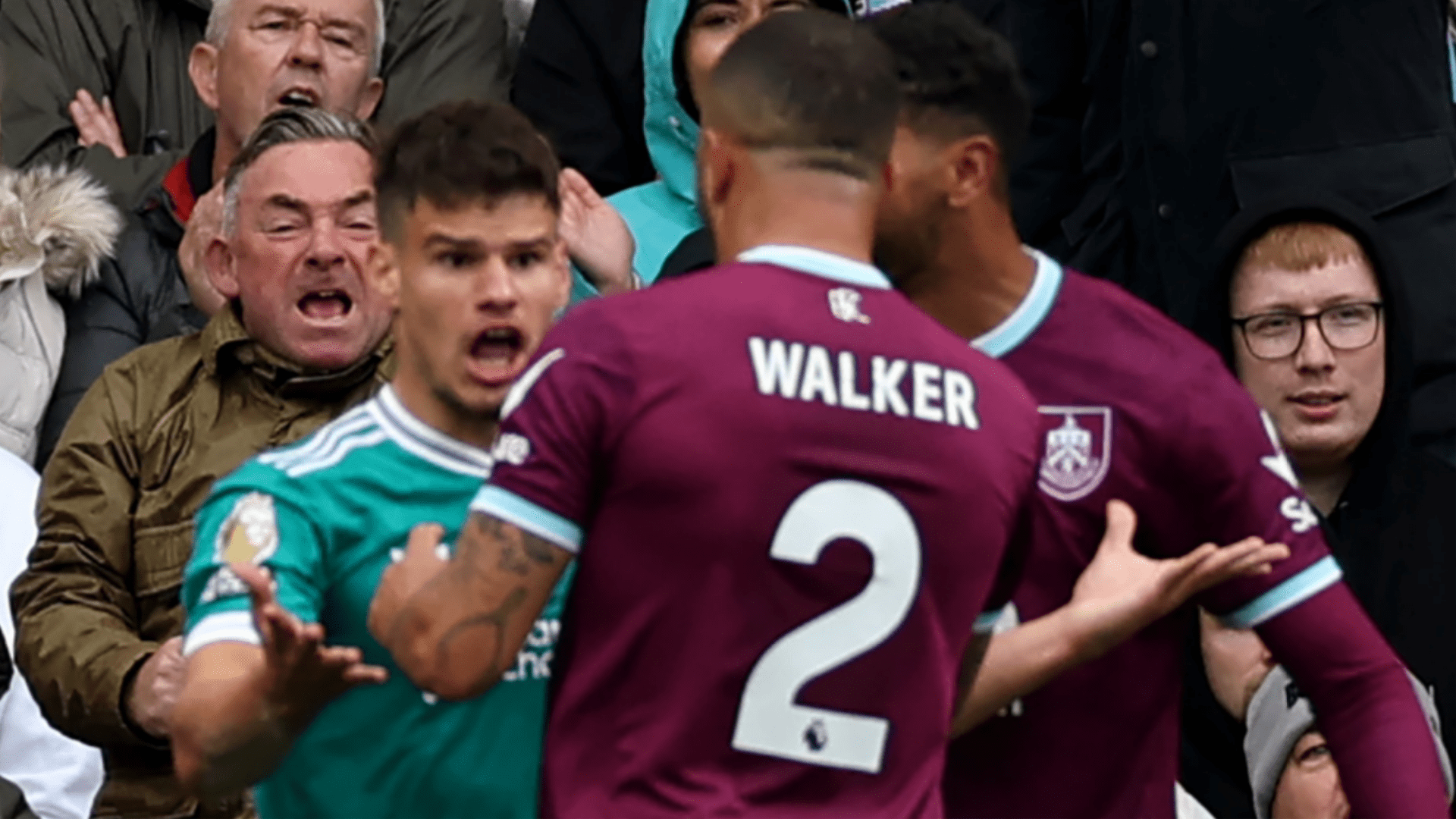 'Muppet' Milos Kerkez told he has 'mashed potato for brains' after being hooked during calamitous first half of Liverpool's trip to Burnley