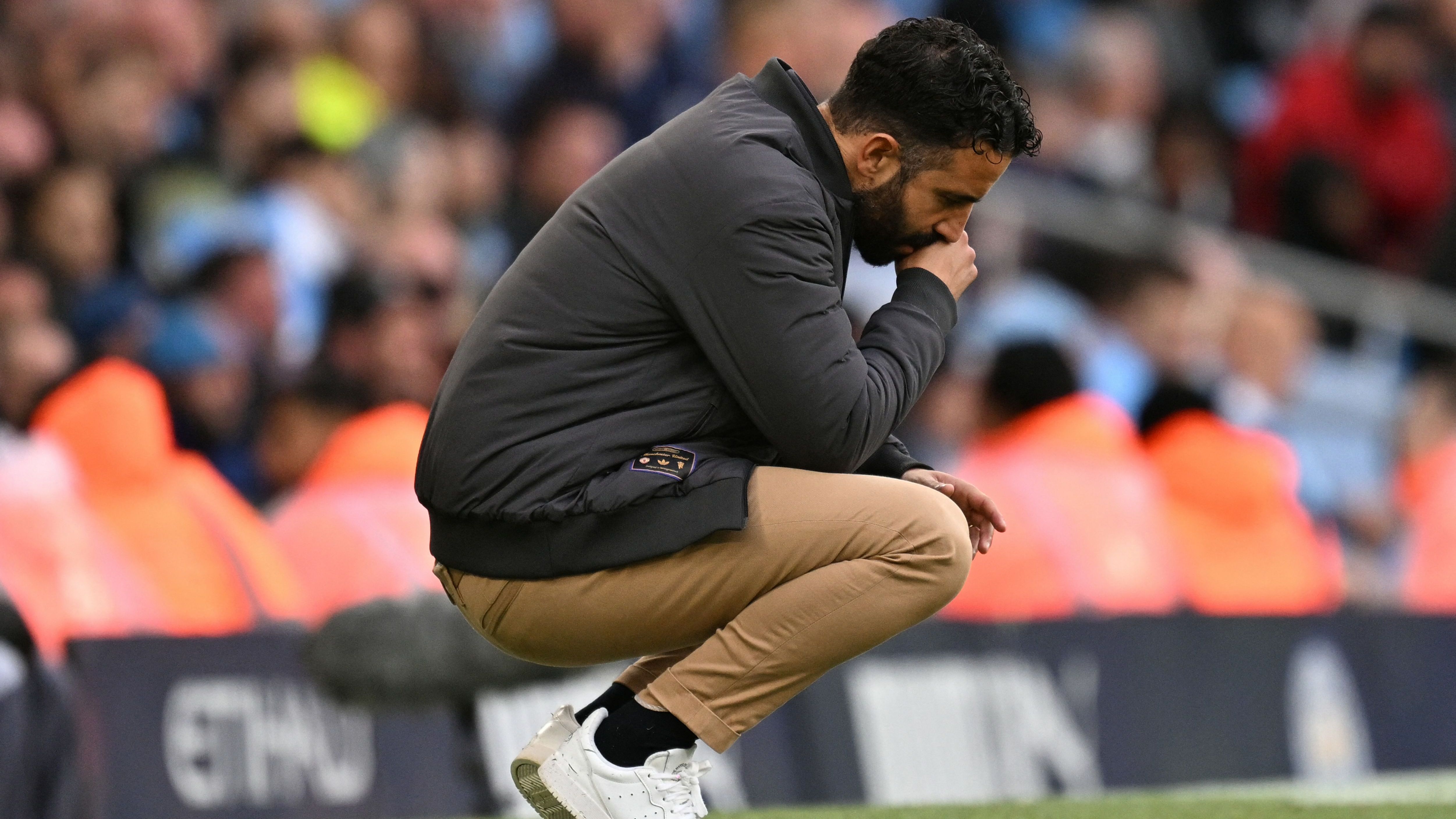 Ruben Amorim tipped to be offered Man Utd escape route after presidential hopeful jets in to watch Red Devils in derby disaster against Man City